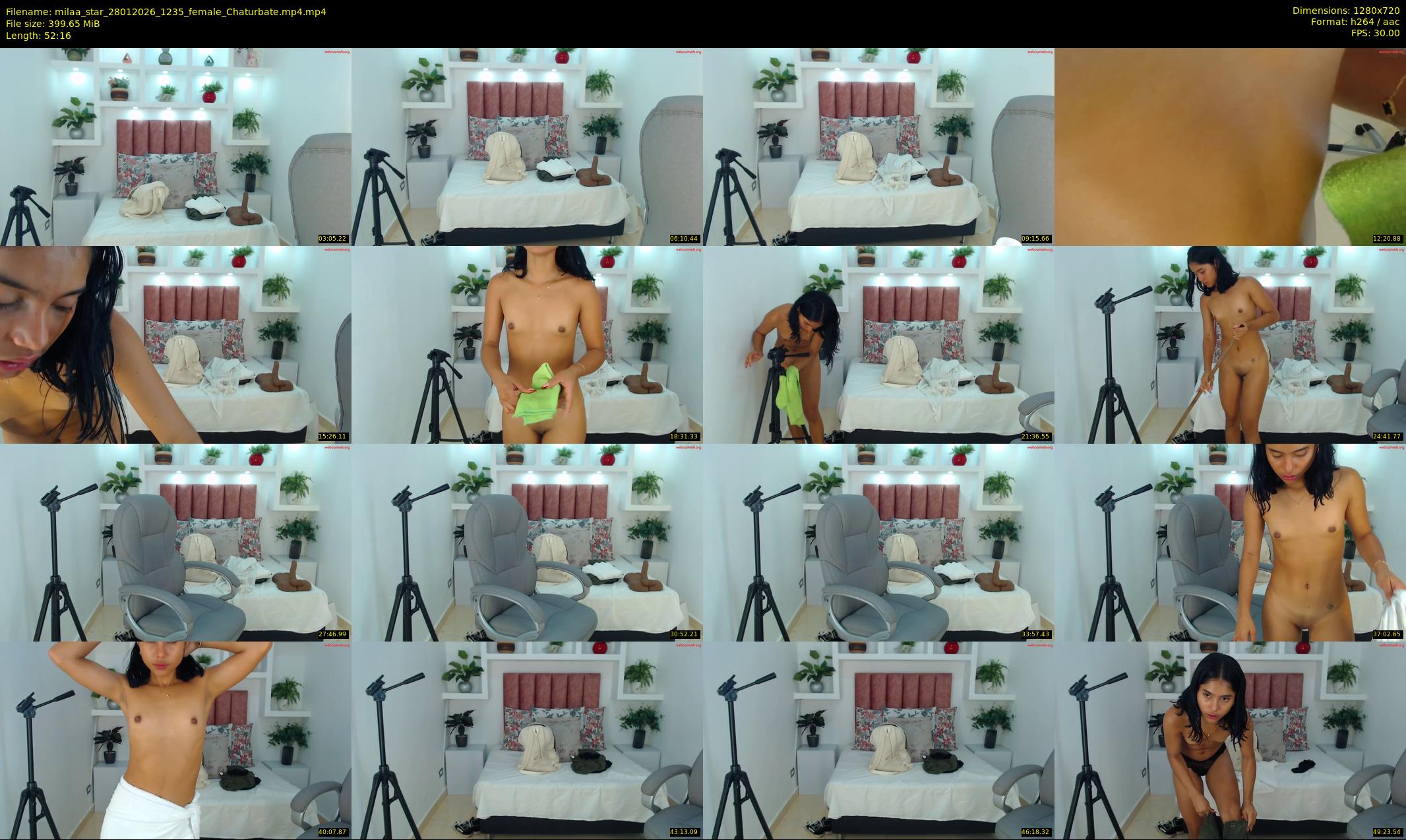 milaa_star — 53 minute Chaturbate female cam show recording, 720p, Jan 28, 2026
