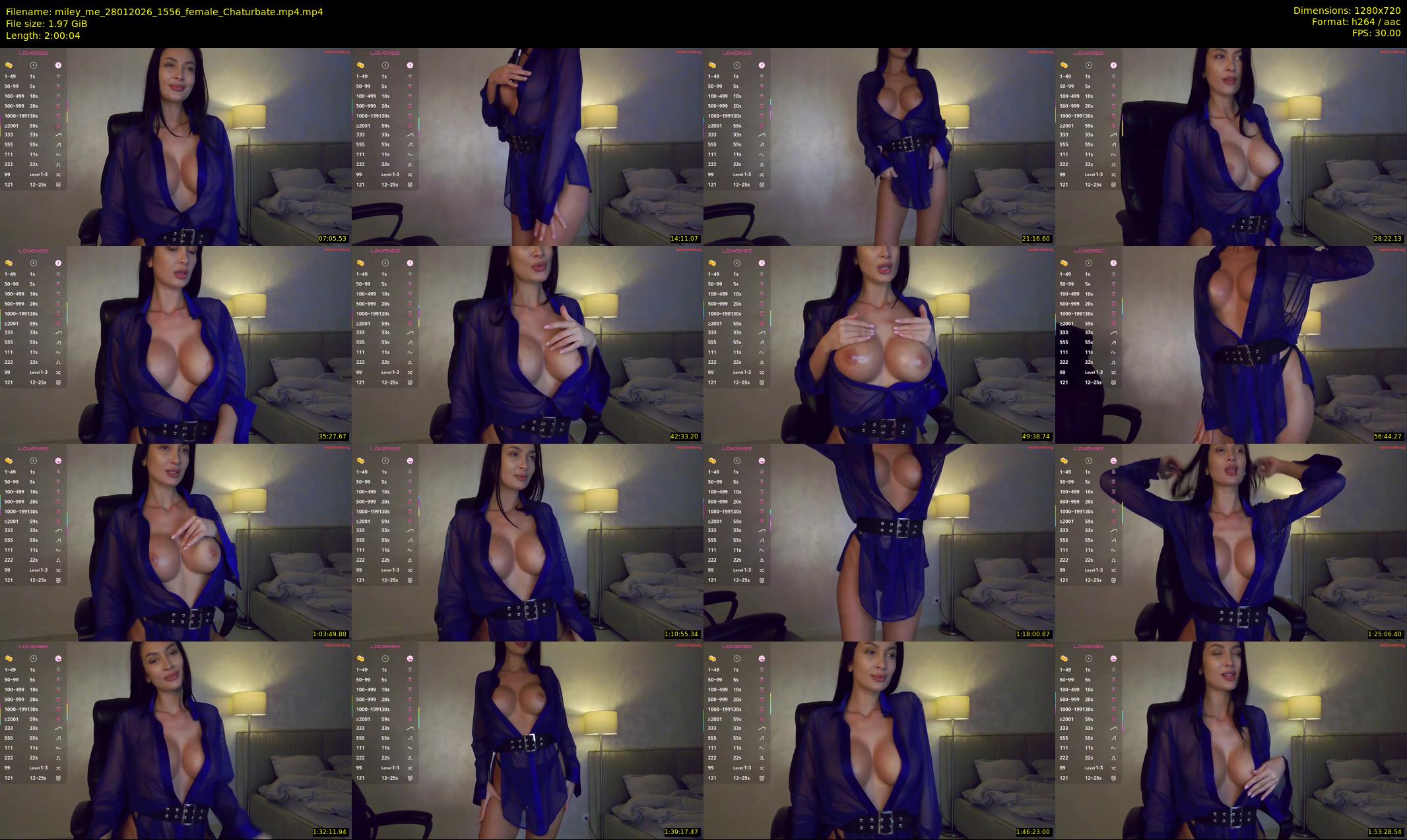 miley_me — 121 minute Chaturbate female cam show recording, 720p, Jan 28, 2026