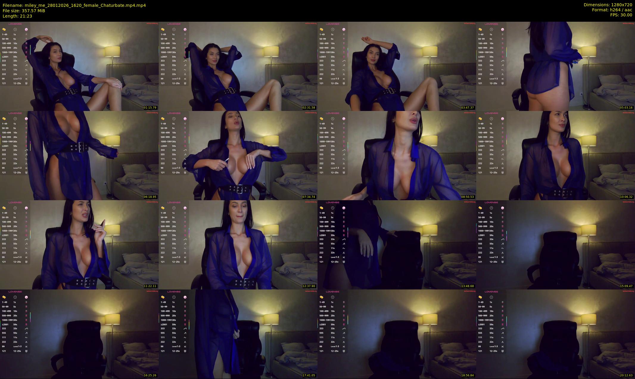 miley_me — 22 minute Chaturbate female cam show recording, 720p, Jan 28, 2026