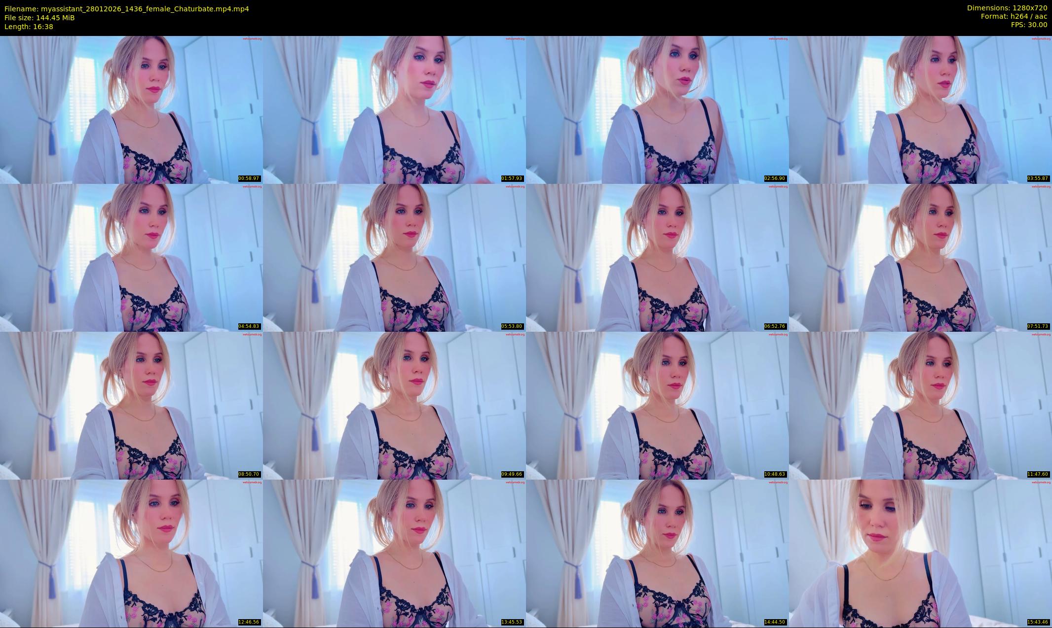 myassistant — 17 minute Chaturbate female cam show recording, 720p, Jan 28, 2026
