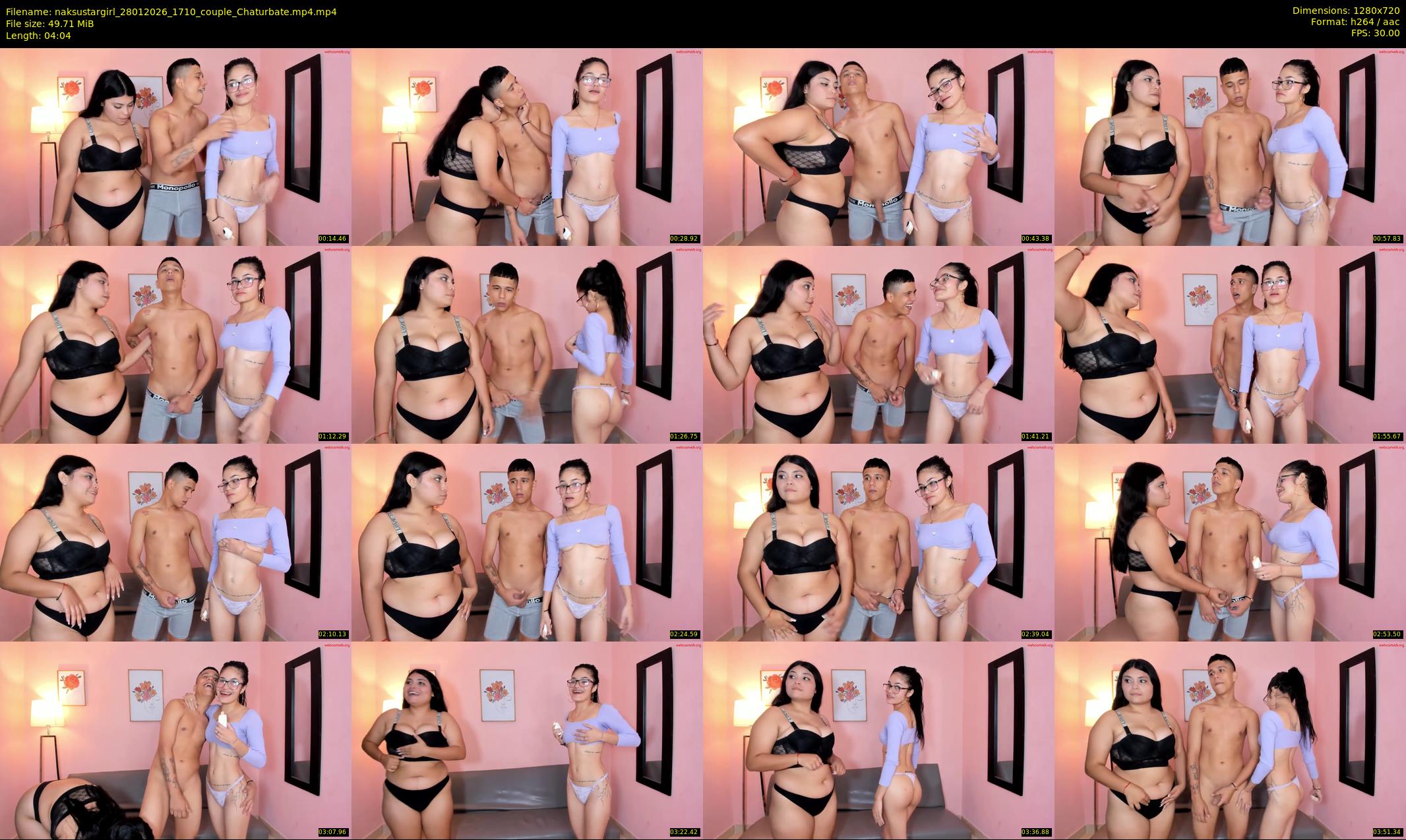 naksustargirl — 5 minute Chaturbate couple cam show recording, 720p, Jan 28, 2026