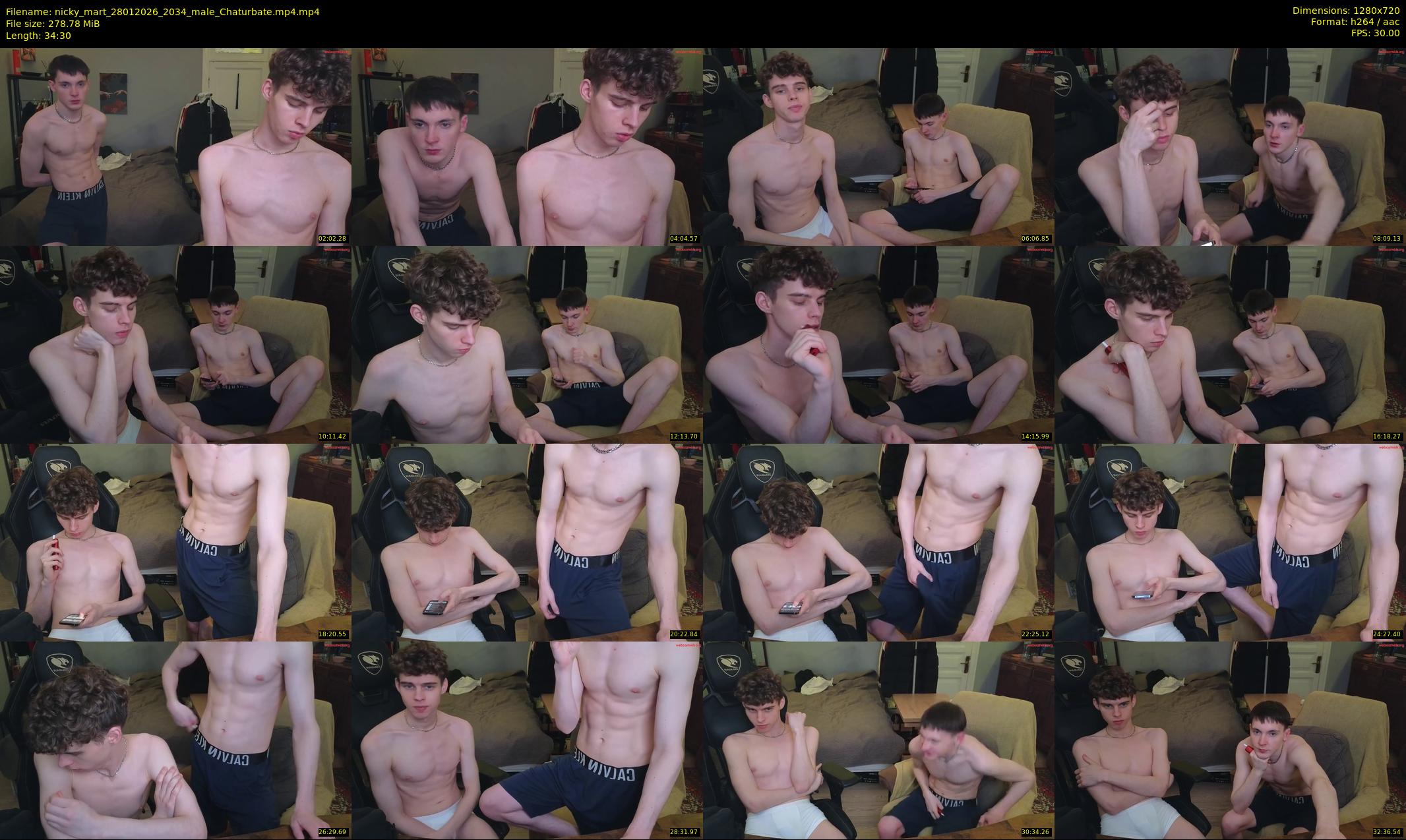 nicky_mart — 35 minute Chaturbate male cam show recording, 720p, Jan 28, 2026
