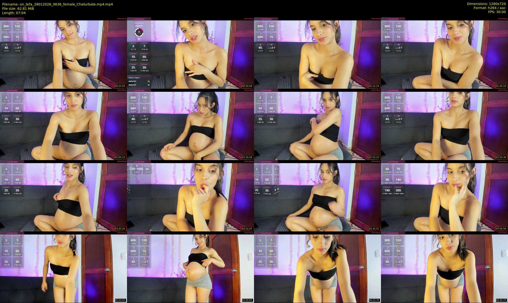 on_tefa — 8 minute Chaturbate female cam show recording, 720p, Jan 28, 2026