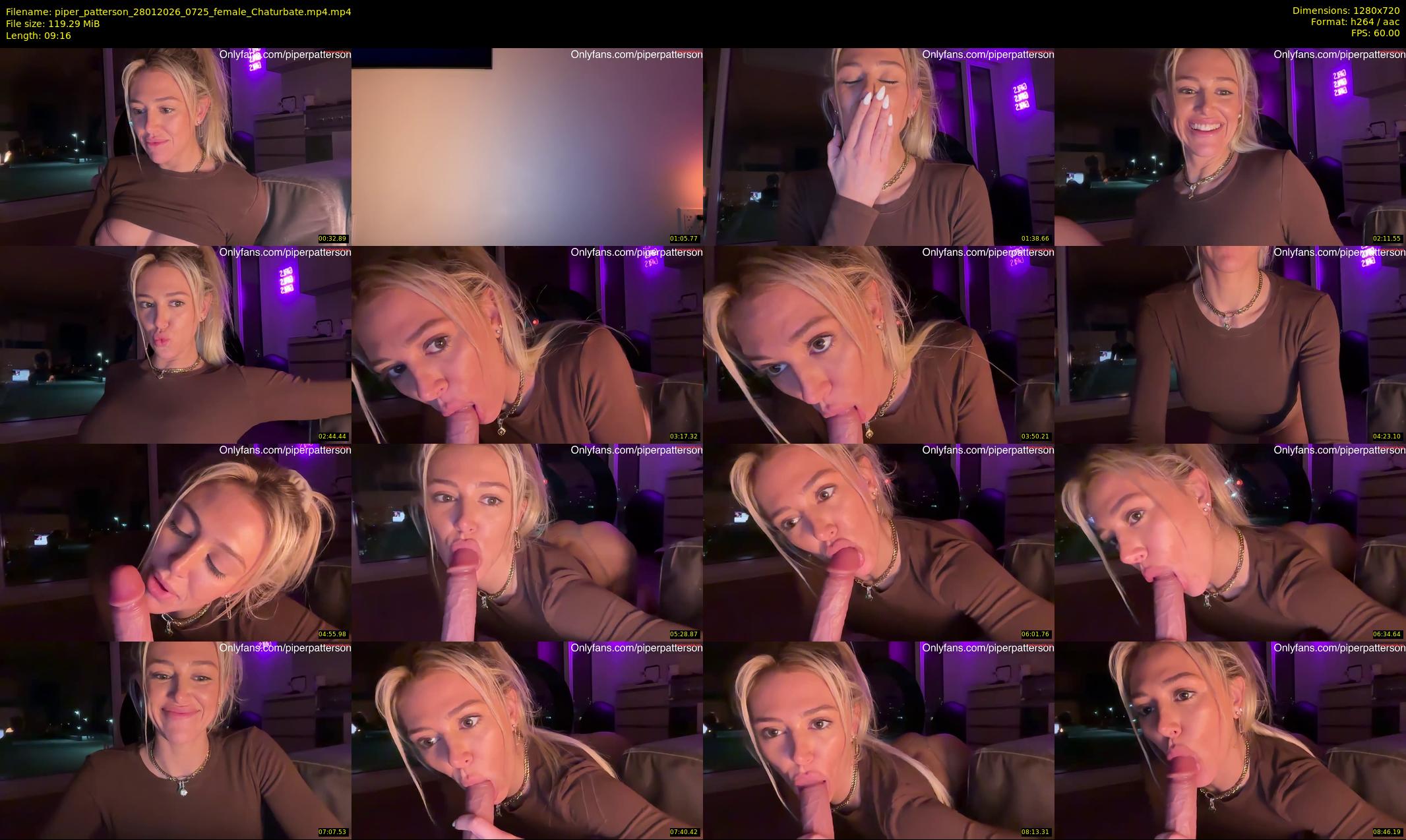 piper_patterson — 10 minute Chaturbate female cam show recording, 720p, Jan 28, 2026