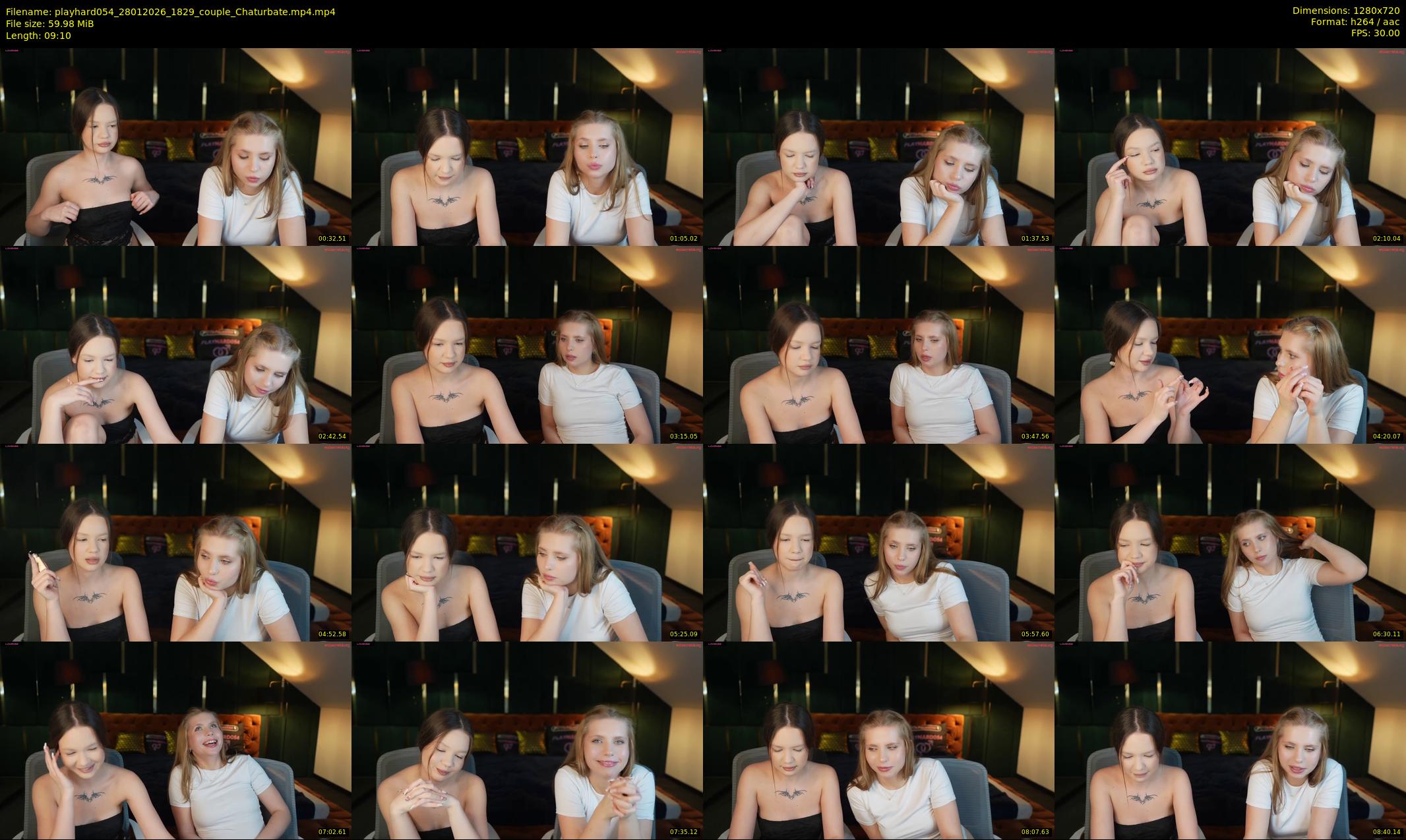 playhard054 — 10 minute Chaturbate couple cam show recording, 720p, Jan 28, 2026