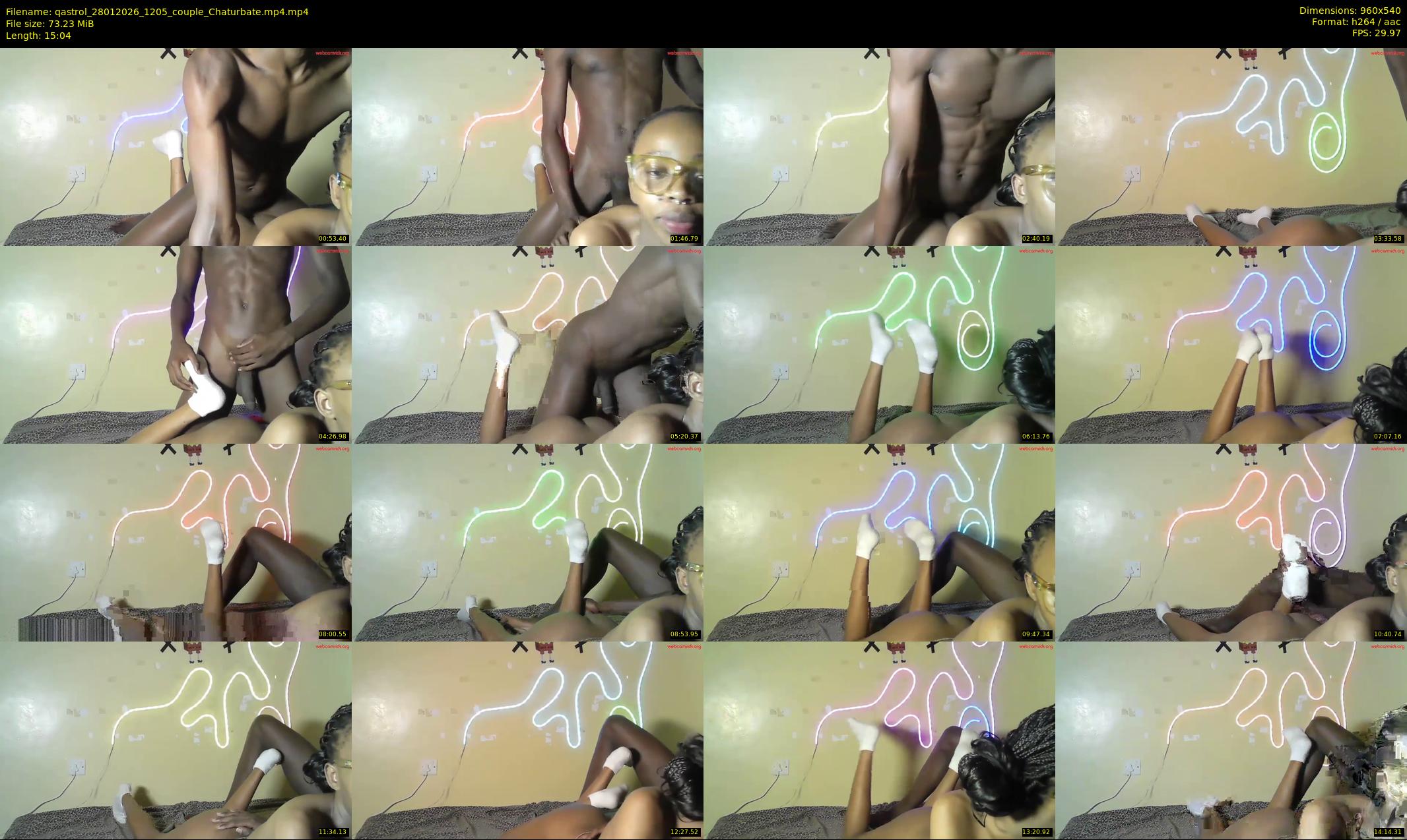 qastrol — 16 minute Chaturbate couple cam show recording, 480p, Jan 28, 2026