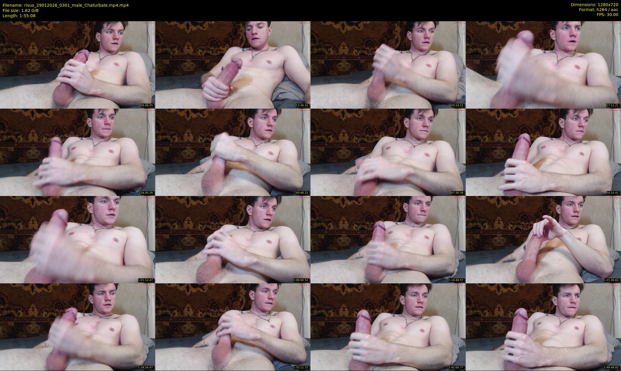 risuo — 116 minute Chaturbate male cam show recording, 720p, Jan 29, 2026