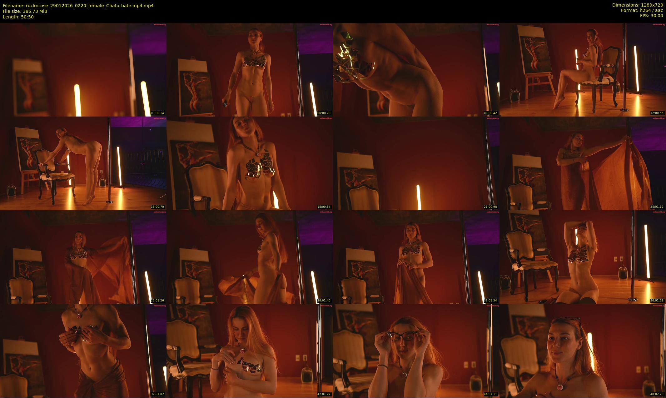 rocknrose — 51 minute Chaturbate female cam show recording, 720p, Jan 29, 2026