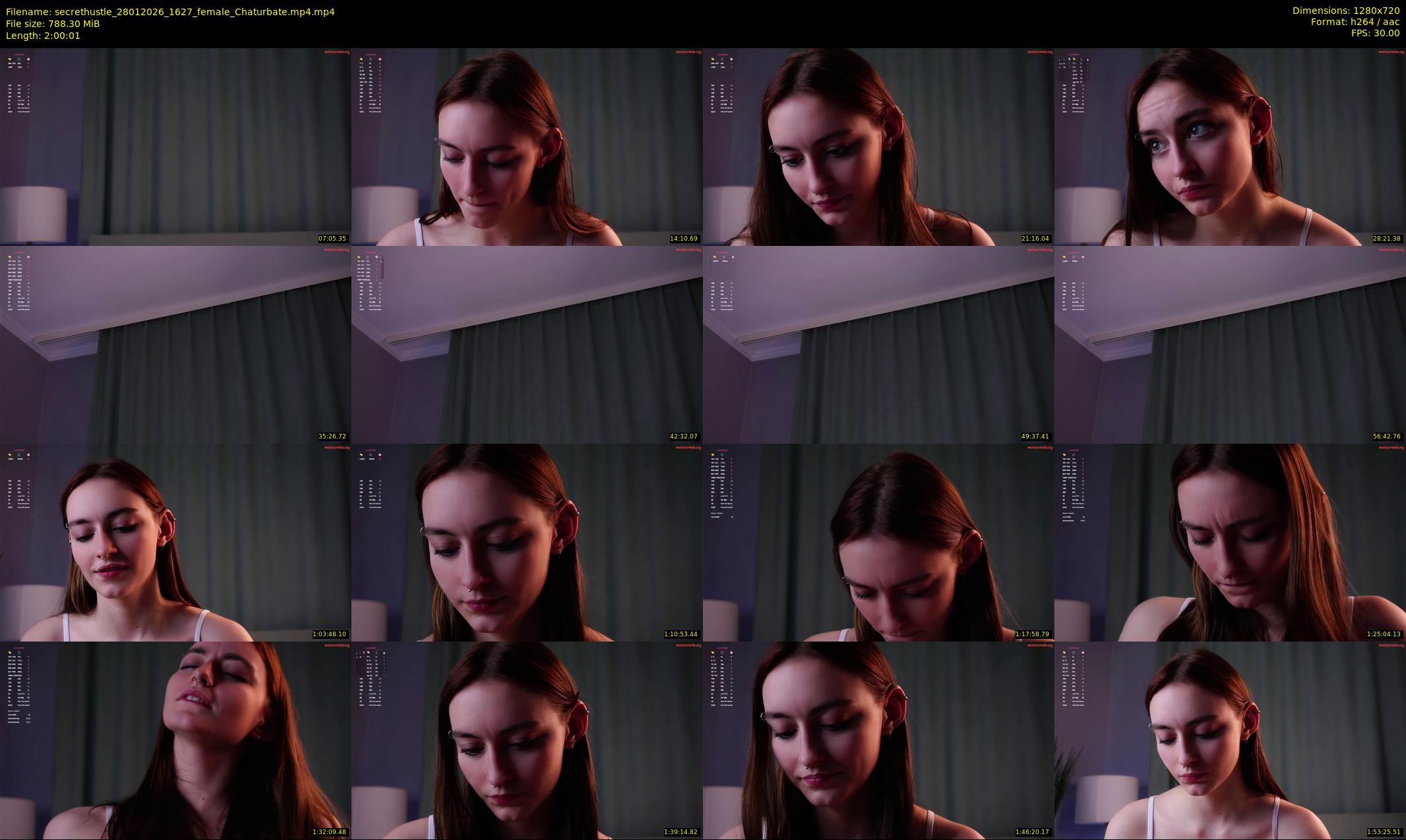 secrethustle — 121 minute Chaturbate female cam show recording, 720p, Jan 28, 2026
