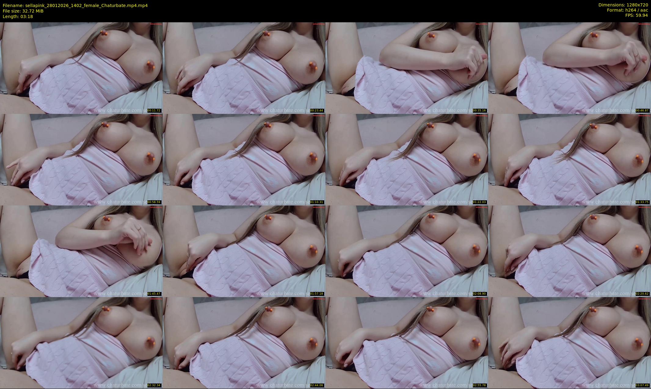 sellapink — 4 minute Chaturbate female cam show recording, 720p, Jan 28, 2026