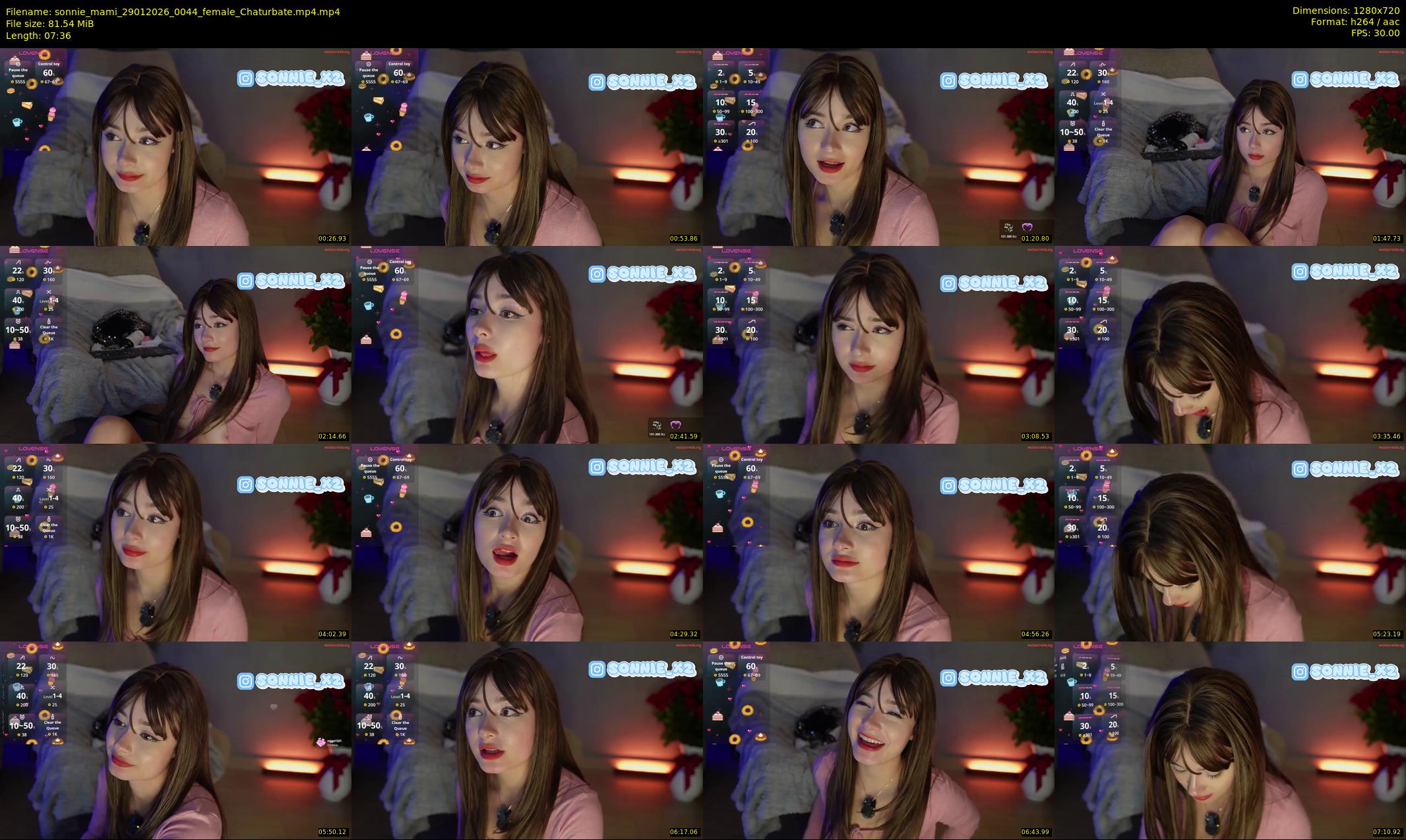 sonnie_mami — 8 minute Chaturbate female cam show recording, 720p, Jan 29, 2026