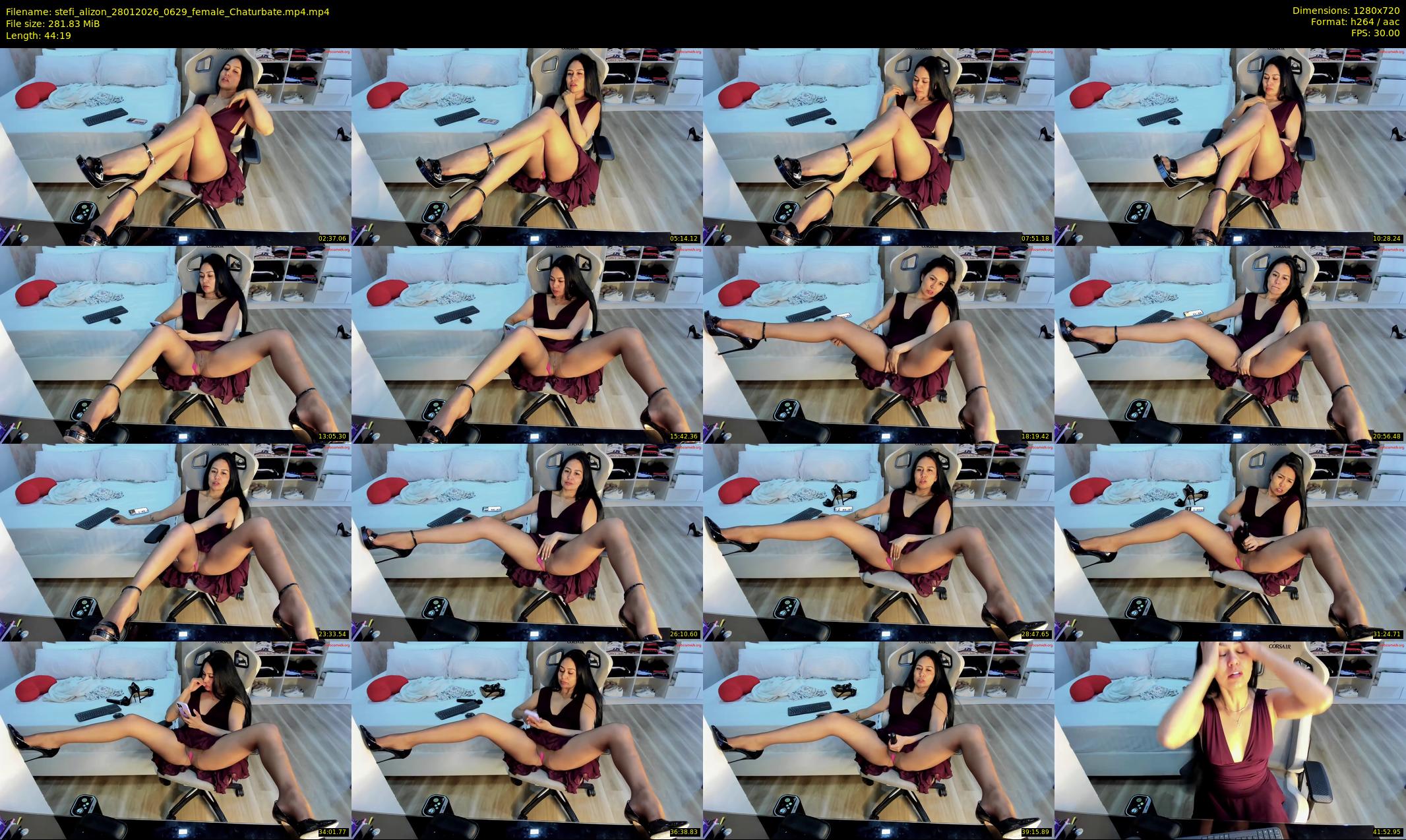 stefi_alizon — 45 minute Chaturbate female cam show recording, 720p, Jan 28, 2026
