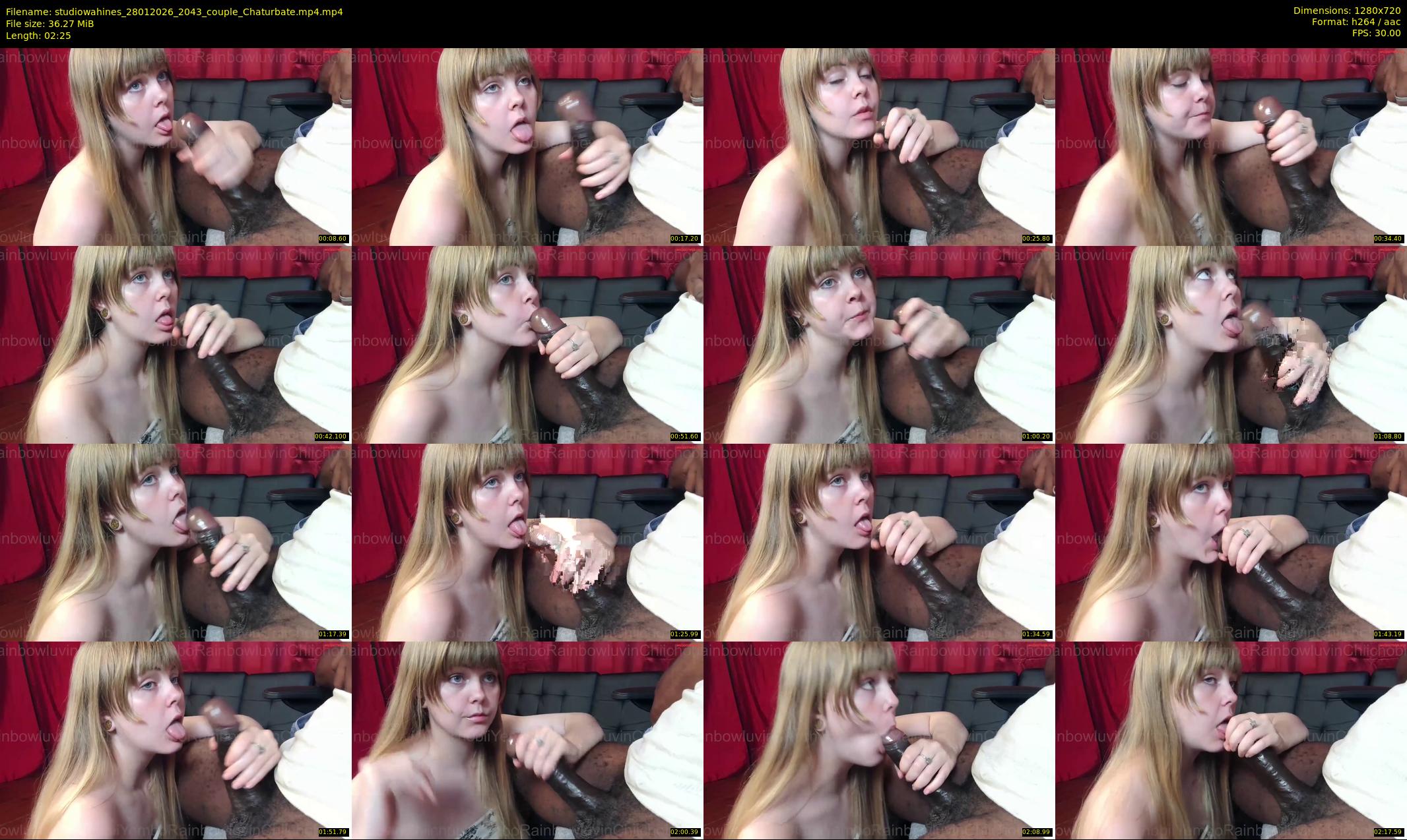 studiowahines — 3 minute Chaturbate couple cam show recording, 720p, Jan 28, 2026