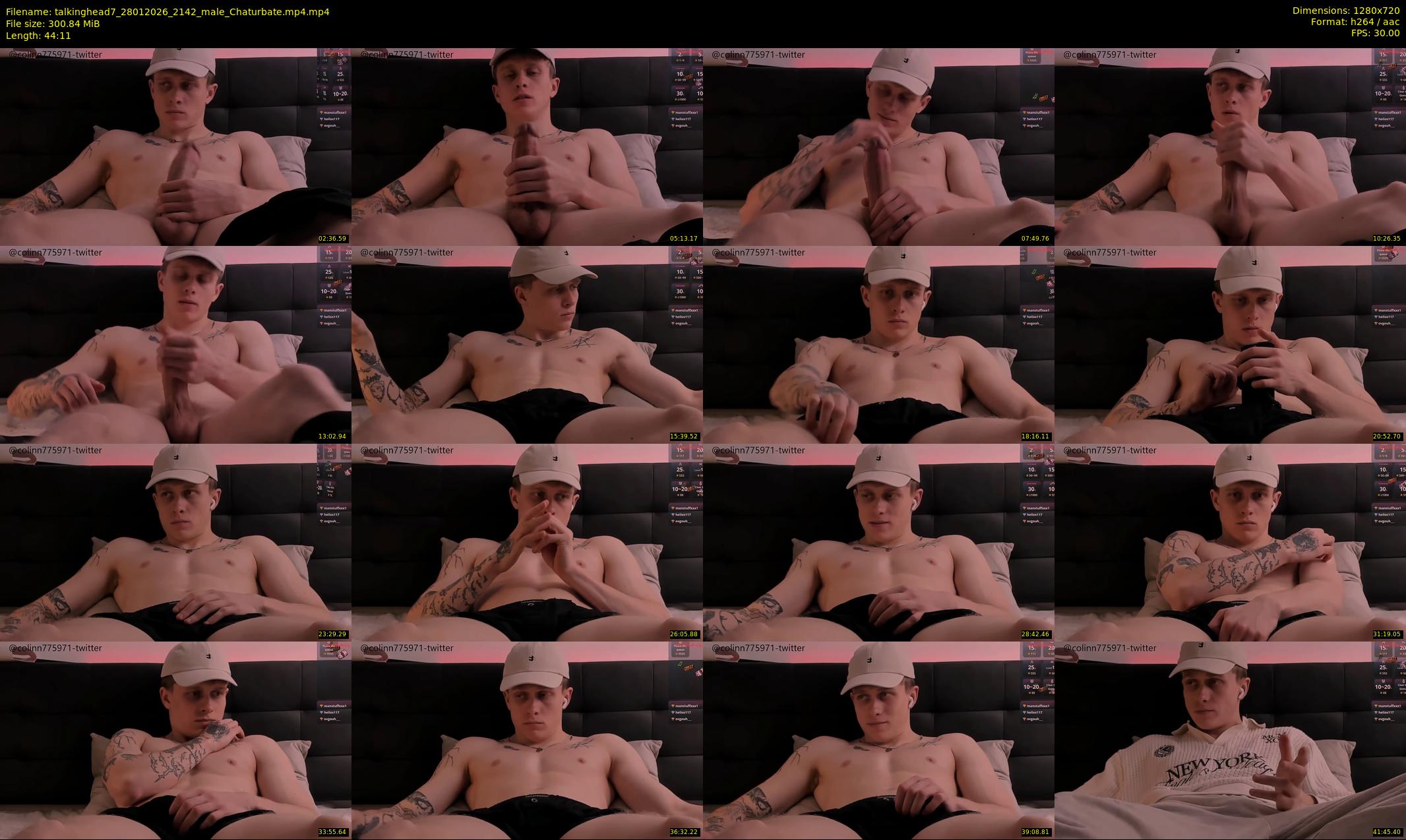 talkinghead7 — 45 minute Chaturbate male cam show recording, 720p, Jan 28, 2026