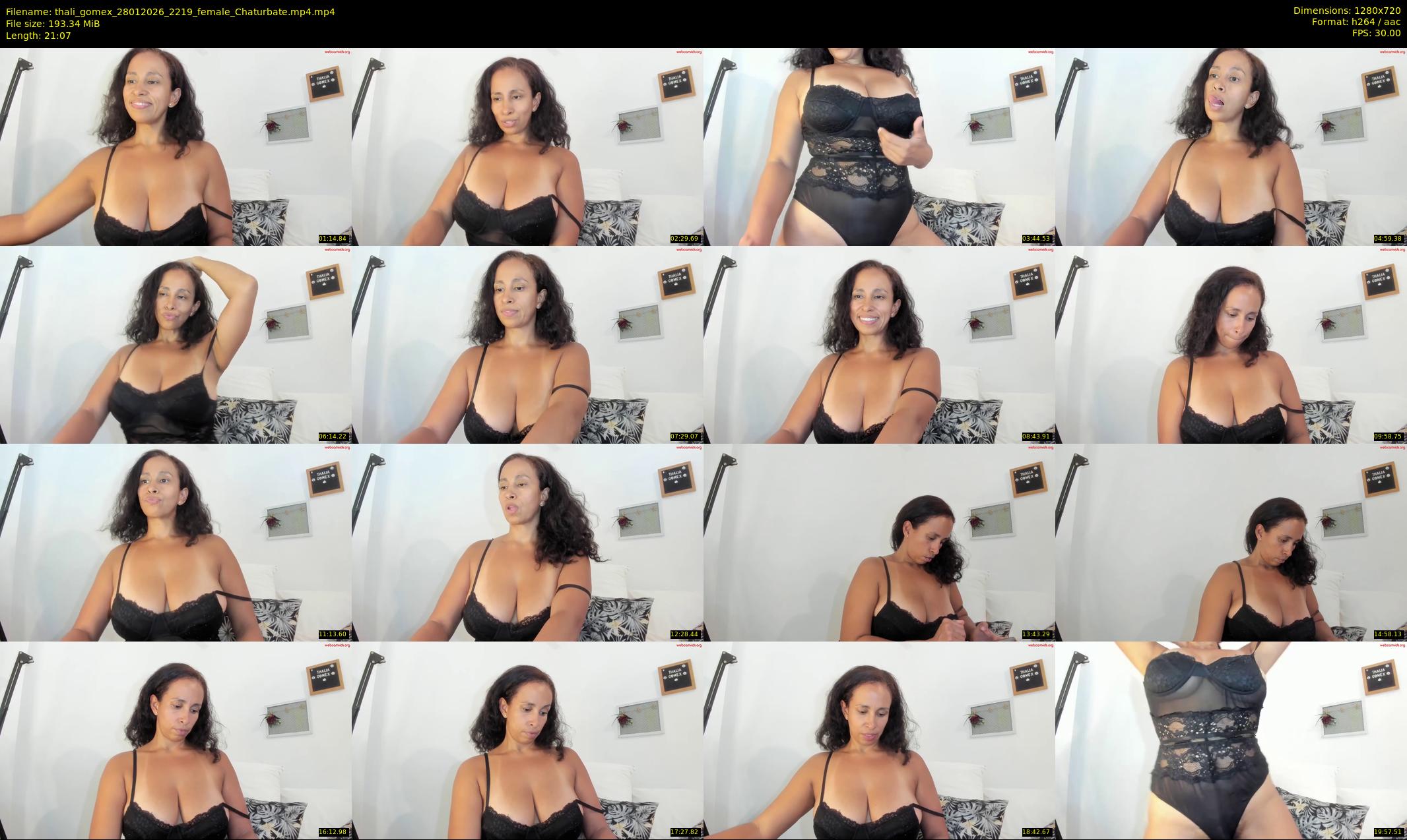 thali_gomex — 22 minute Chaturbate female cam show recording, 720p, Jan 28, 2026