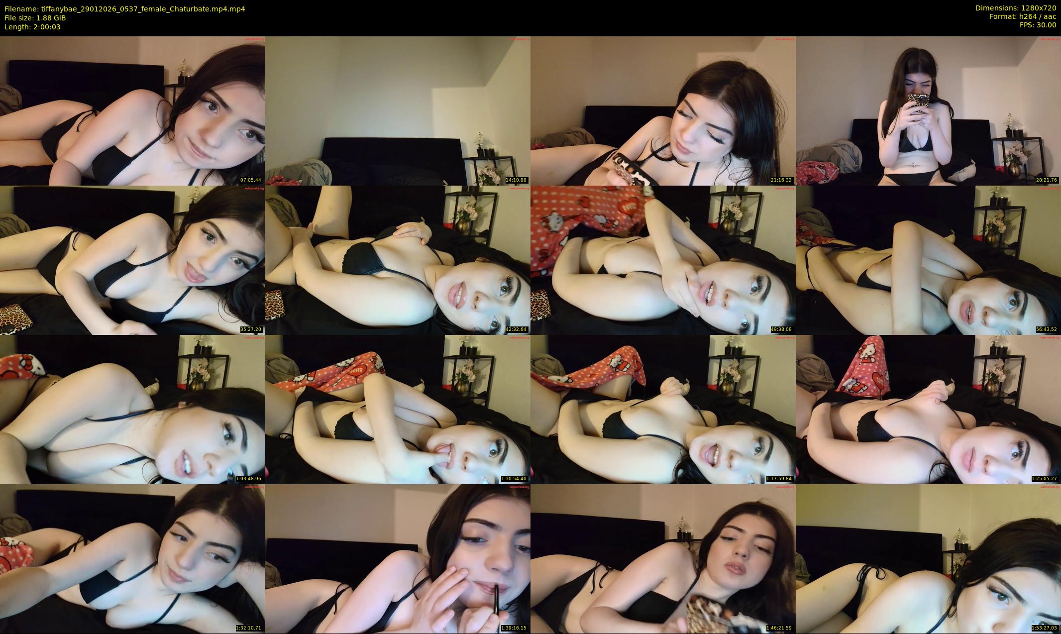 tiffanybae — 121 minute Chaturbate female cam show recording, 720p, Jan 29, 2026