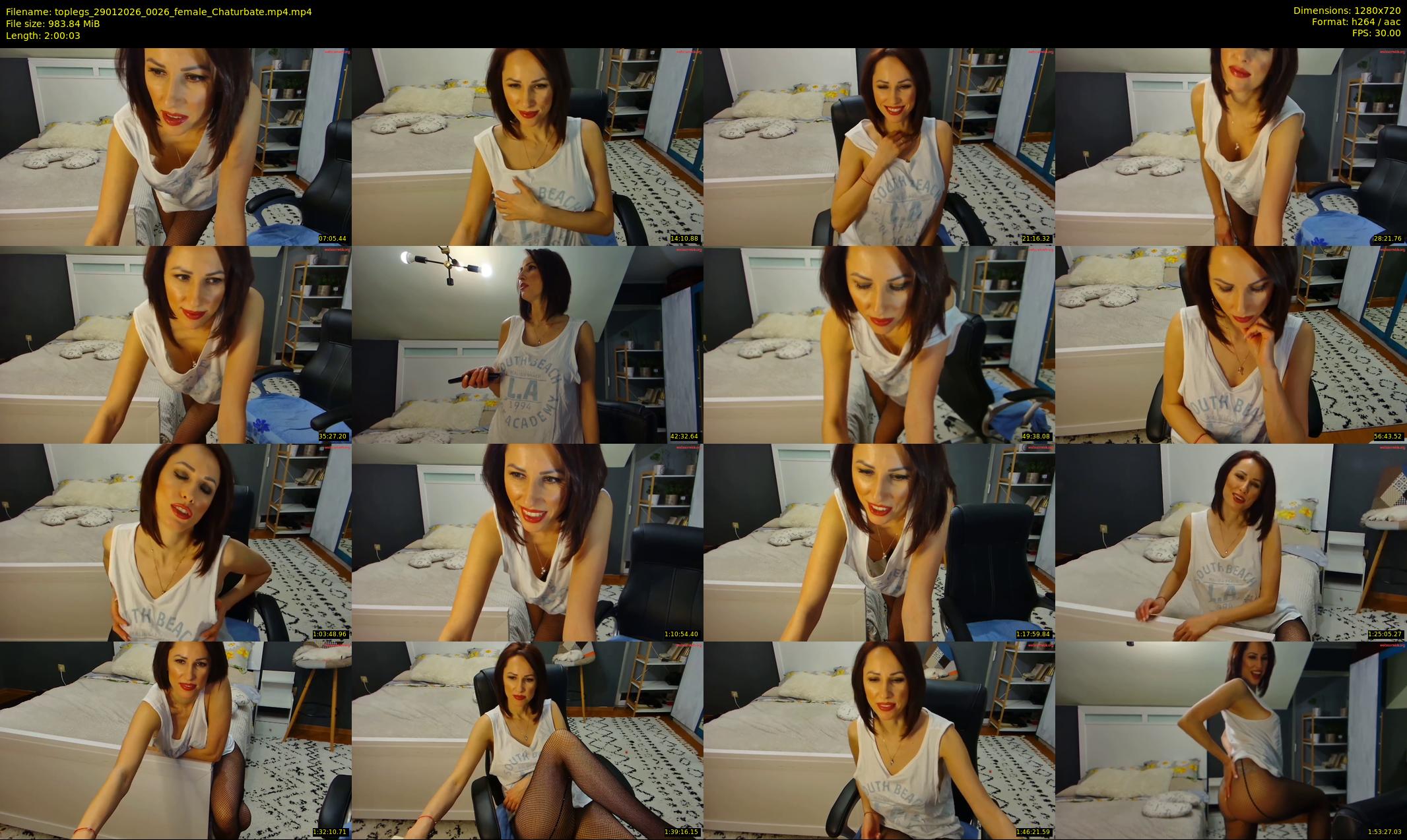 toplegs — 121 minute Chaturbate female cam show recording, 720p, Jan 29, 2026