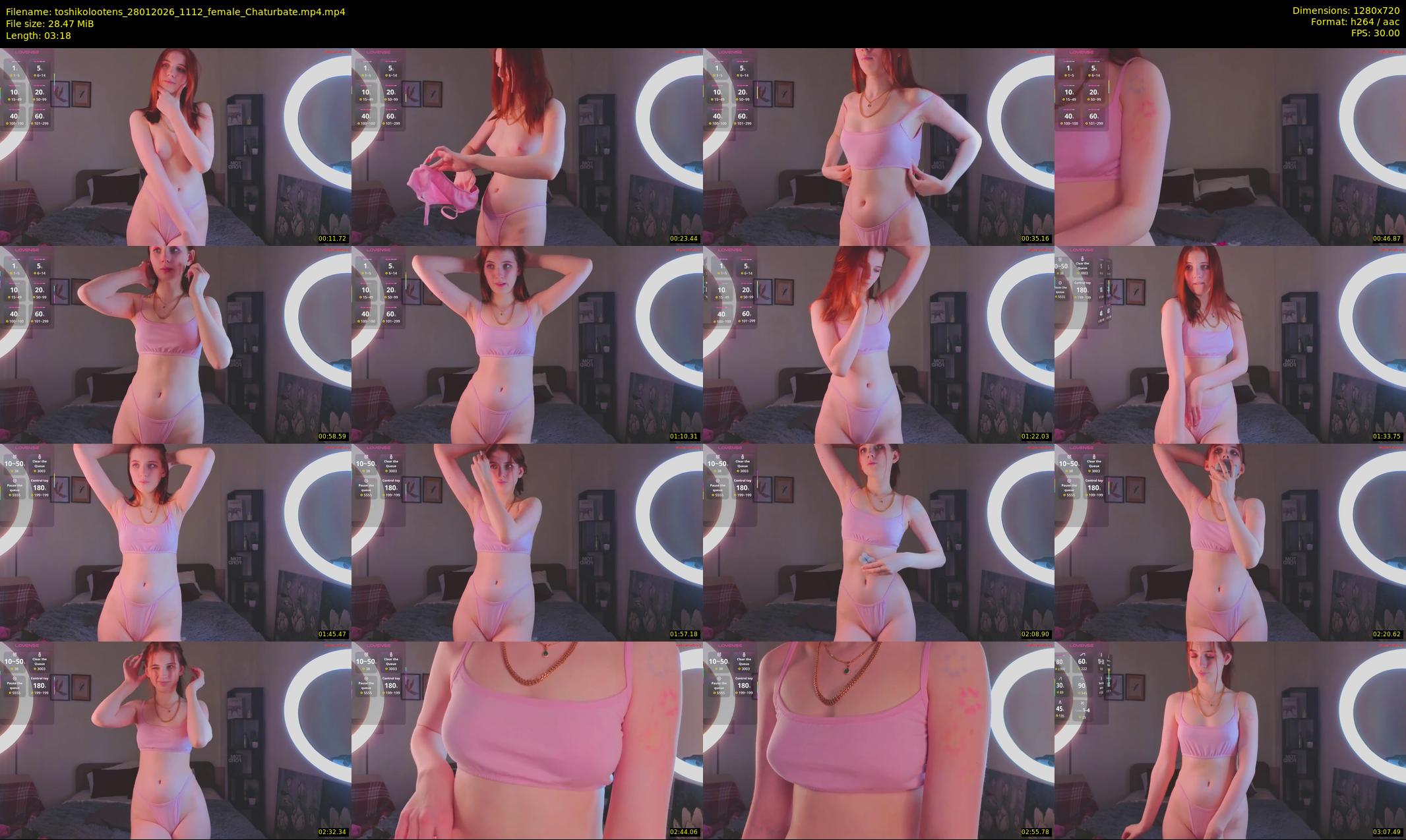 toshikolootens — 4 minute Chaturbate female cam show recording, 720p, Jan 28, 2026