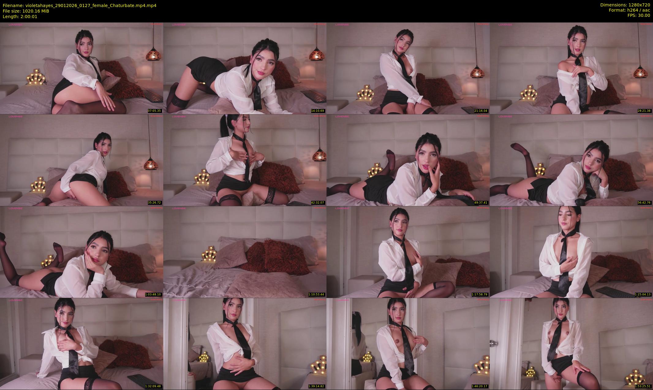 violetahayes — 121 minute Chaturbate female cam show recording, 720p, Jan 29, 2026