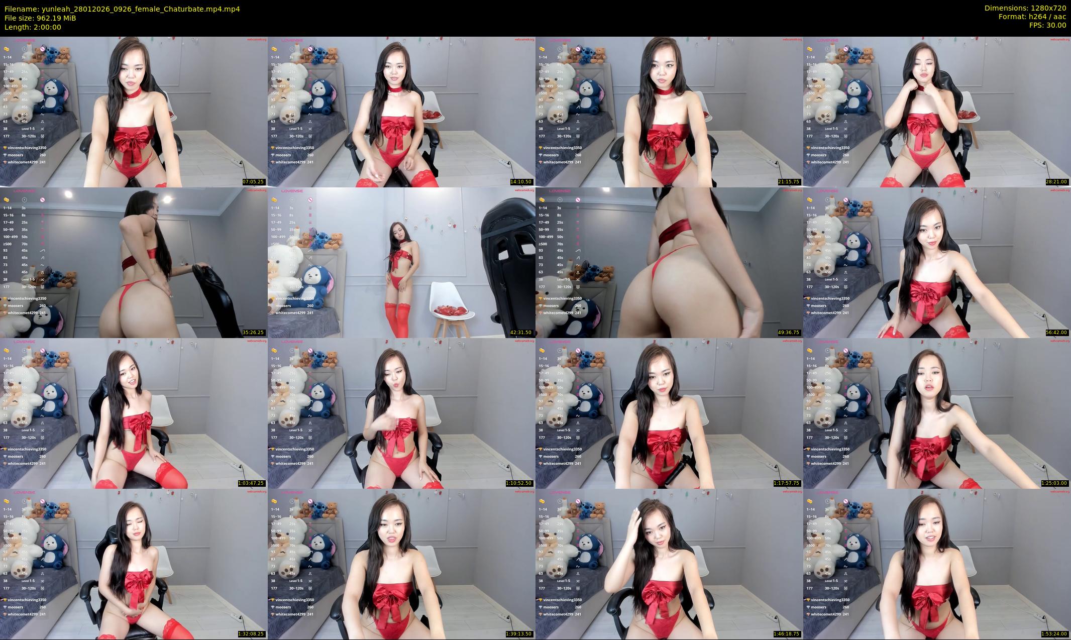 yunleah — 120 minute Chaturbate female cam show recording, 720p, Jan 28, 2026