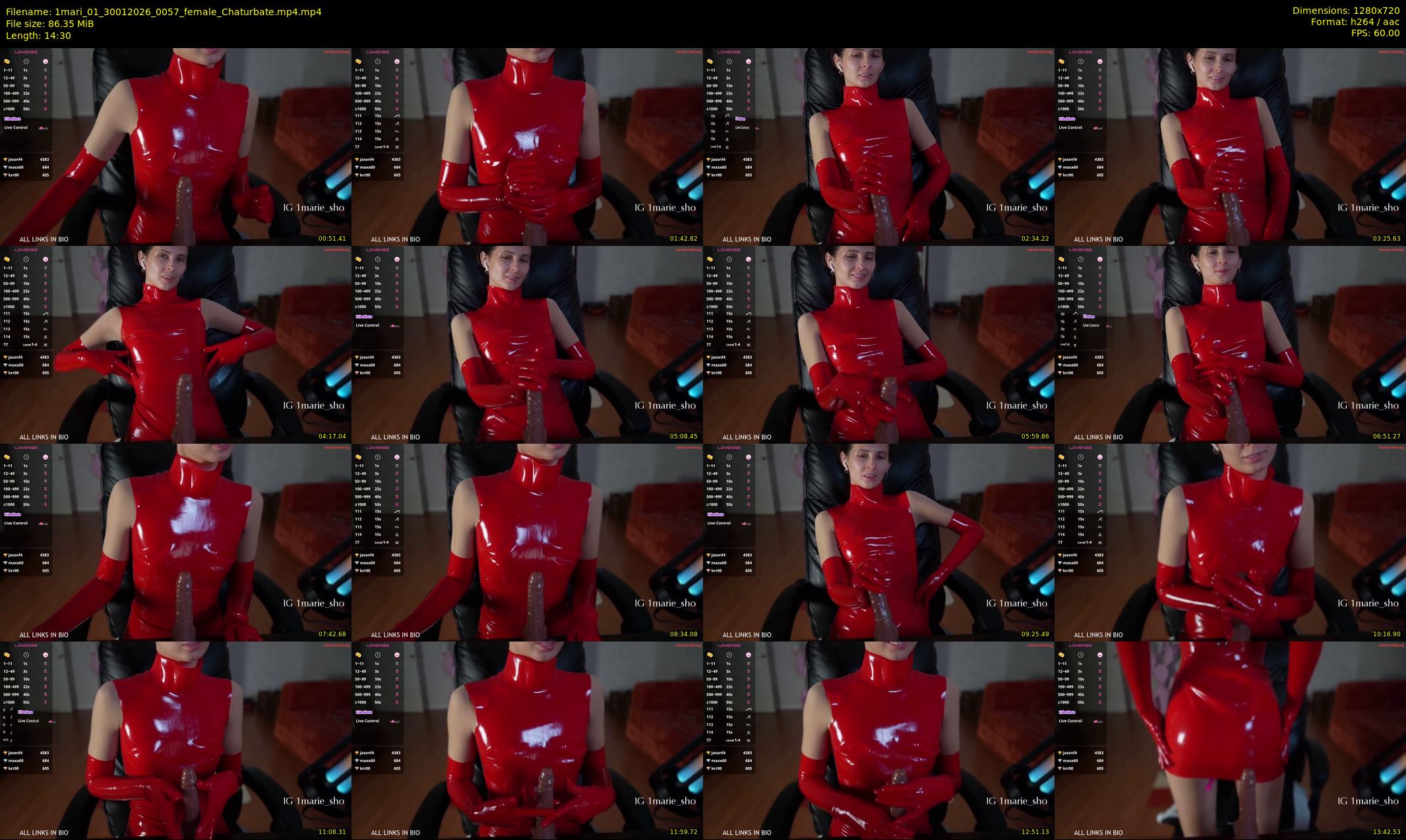 1mari_01 — 15 minute Chaturbate female cam show recording, 720p, Jan 30, 2026