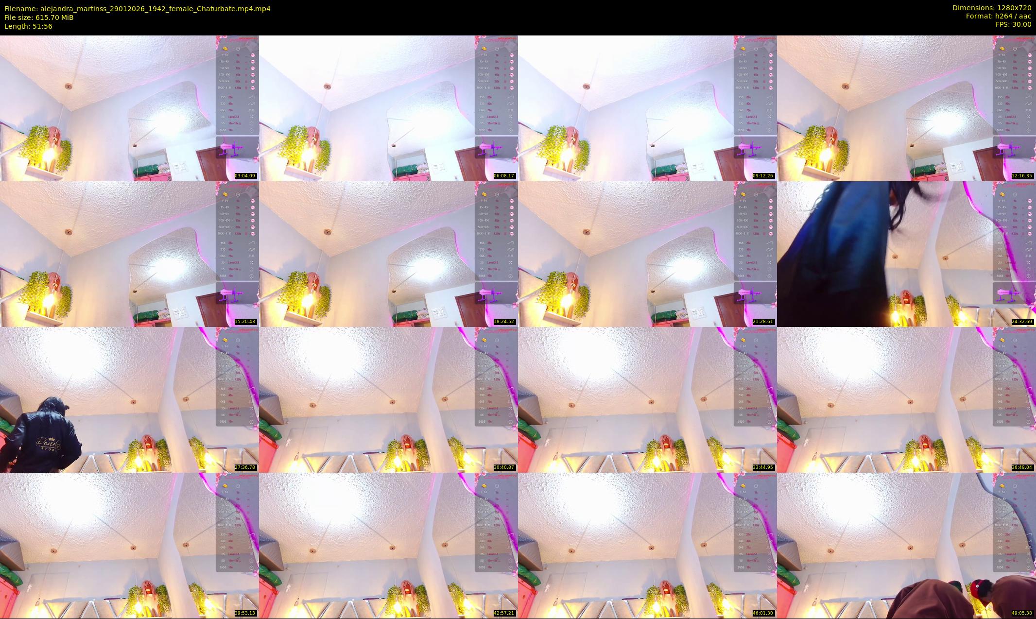 alejandra_martinss — 52 minute Chaturbate female cam show recording, 720p, Jan 29, 2026
