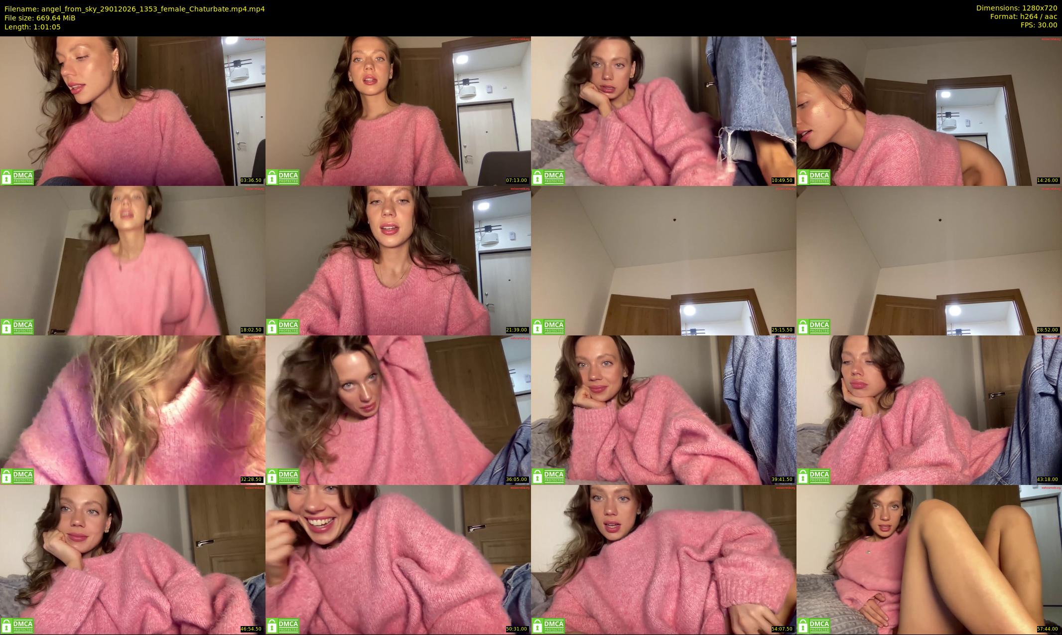 angel_from_sky — 62 minute Chaturbate female cam show recording, 720p, Jan 29, 2026