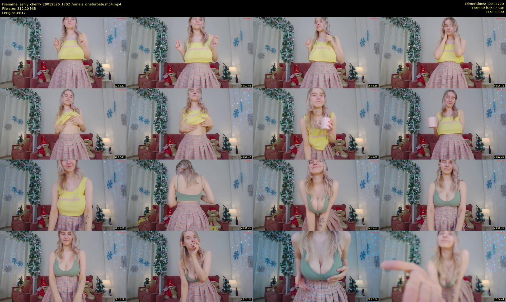ashly_cherry — 35 minute Chaturbate female cam show recording, 720p, Jan 29, 2026
