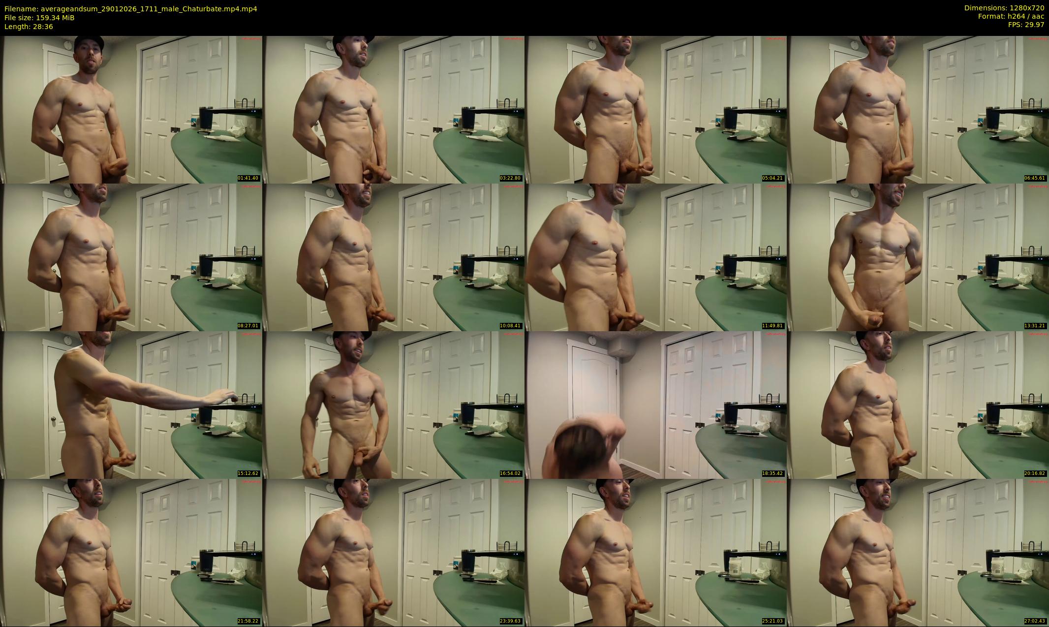 averageandsum — 29 minute Chaturbate male cam show recording, 720p, Jan 29, 2026