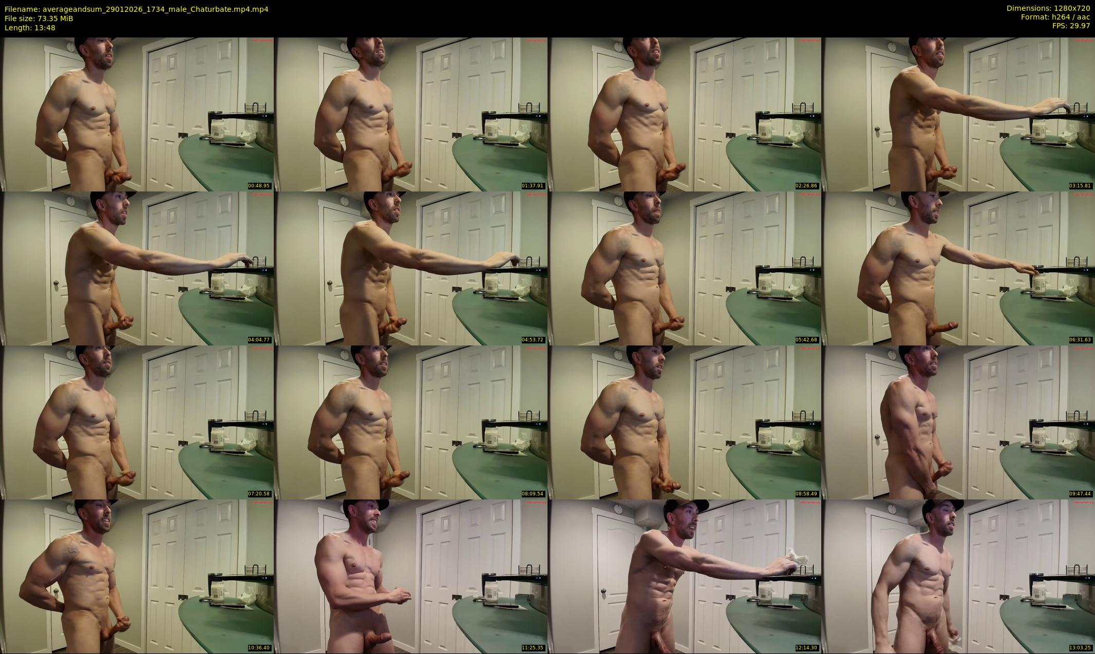averageandsum — 14 minute Chaturbate male cam show recording, 720p, Jan 29, 2026