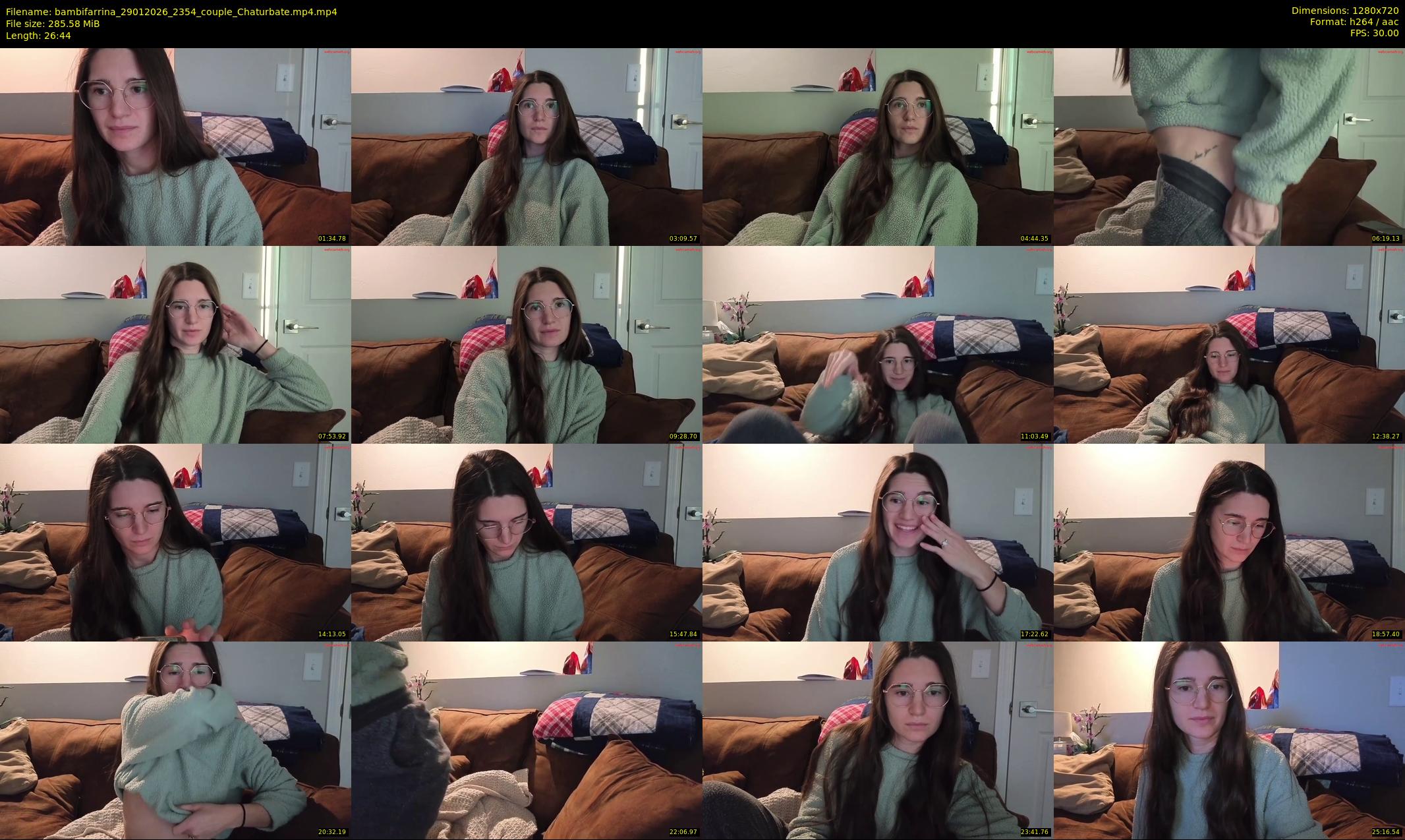 bambifarrina — 27 minute Chaturbate couple cam show recording, 720p, Jan 29, 2026