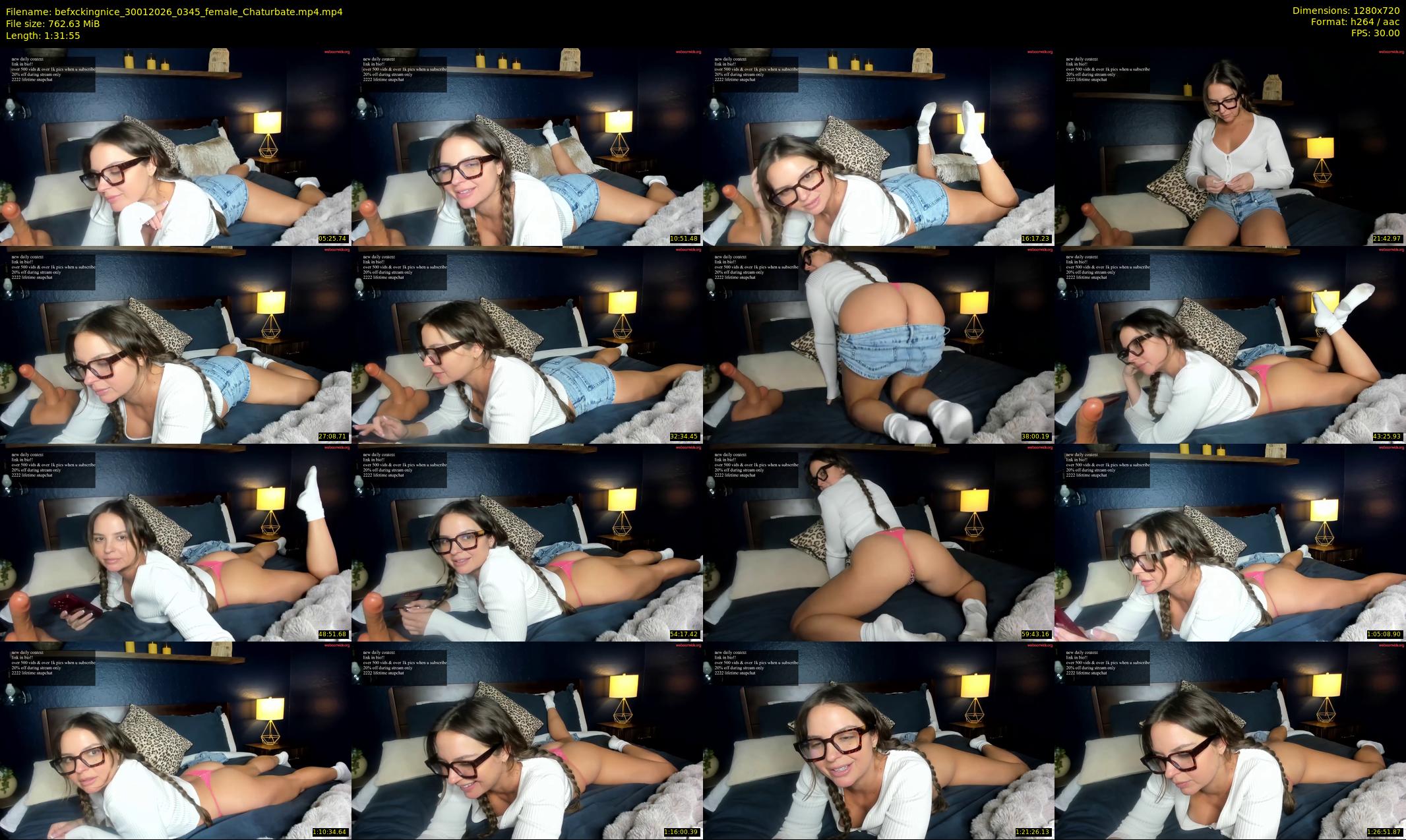 befxckingnice — 92 minute Chaturbate female cam show recording, 720p, Jan 30, 2026