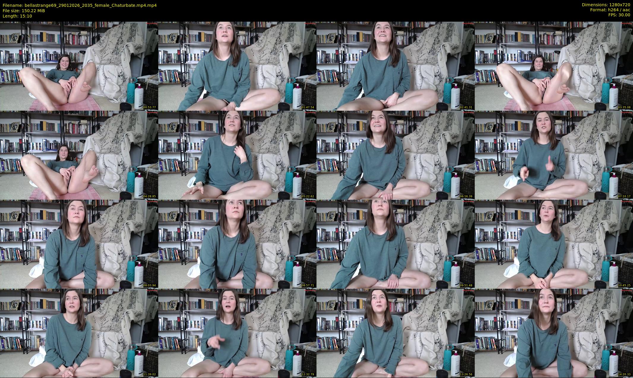 bellastrange69 — 16 minute Chaturbate female cam show recording, 720p, Jan 29, 2026