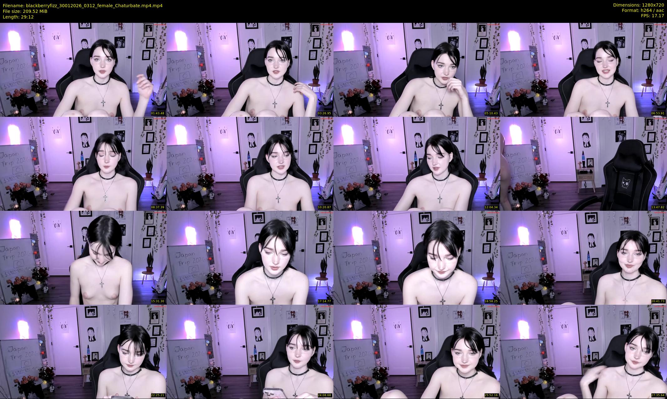 blackberryfizz — 30 minute Chaturbate female cam show recording, 720p, Jan 30, 2026
