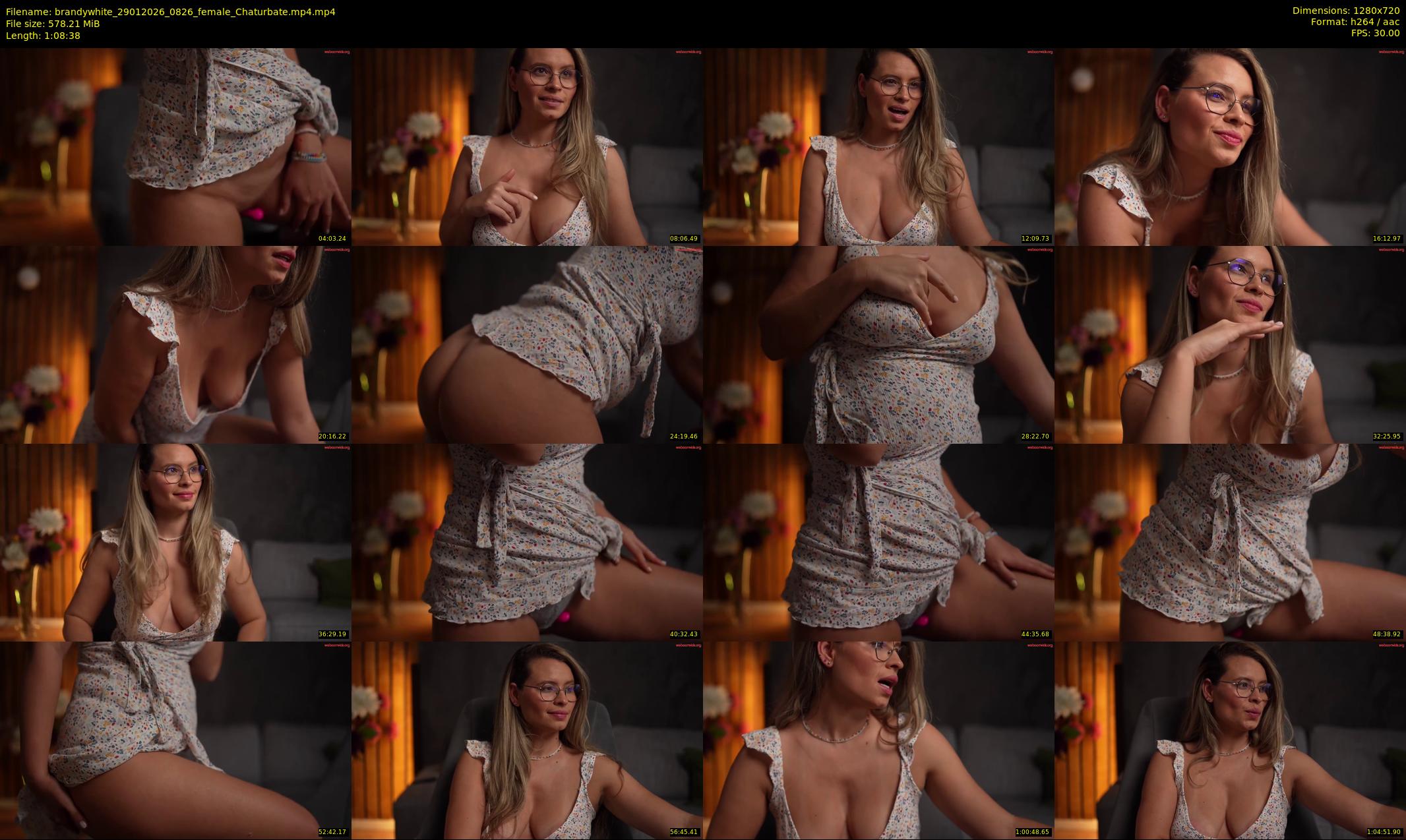 brandywhite — 69 minute Chaturbate female cam show recording, 720p, Jan 29, 2026