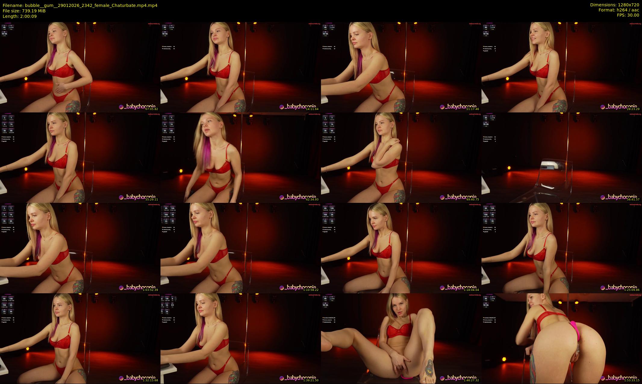 bubble__gum_ — 121 minute Chaturbate female cam show recording, 720p, Jan 29, 2026