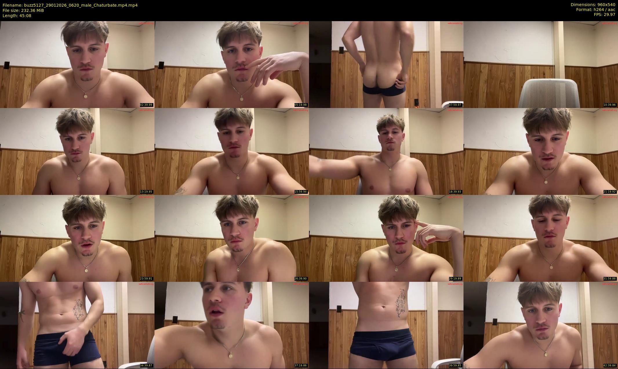 buzz5127 — 46 minute Chaturbate male cam show recording, 480p, Jan 29, 2026