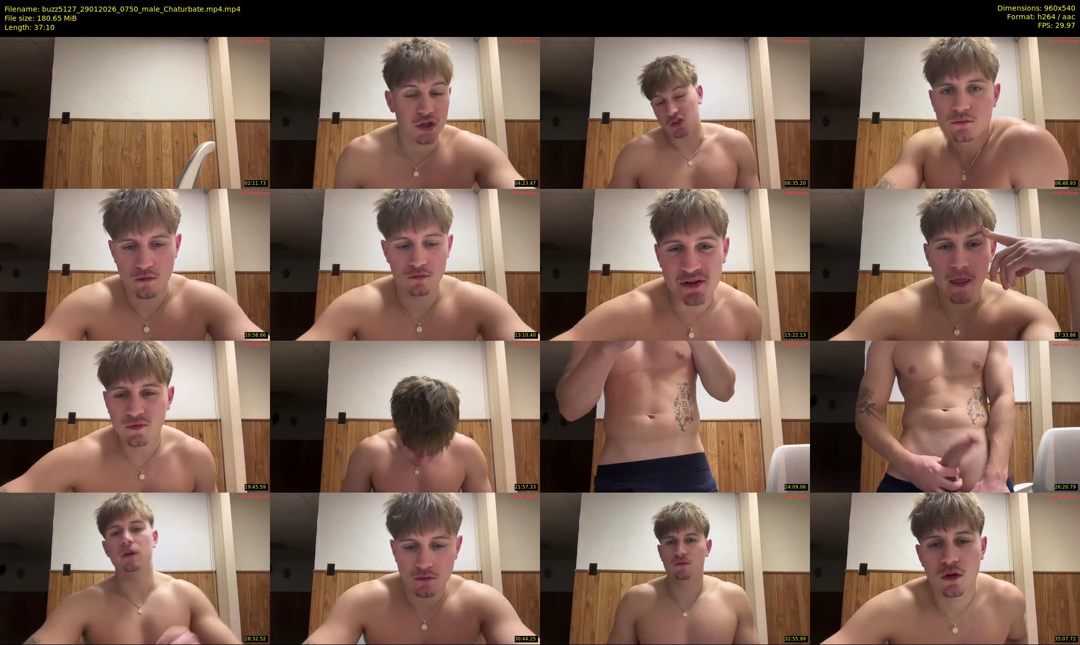 buzz5127 — 38 minute Chaturbate male cam show recording, 480p, Jan 29, 2026