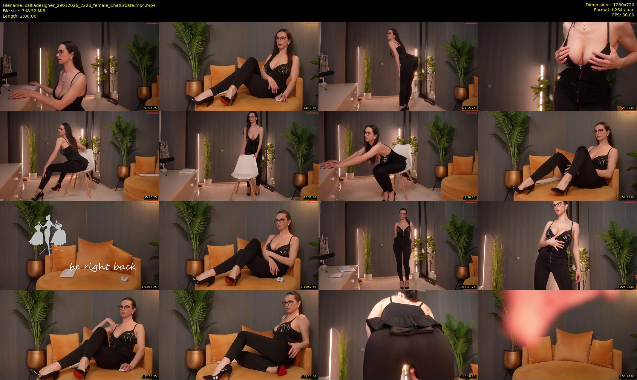 calliadesigner — 120 minute Chaturbate female cam show recording, 720p, Jan 29, 2026