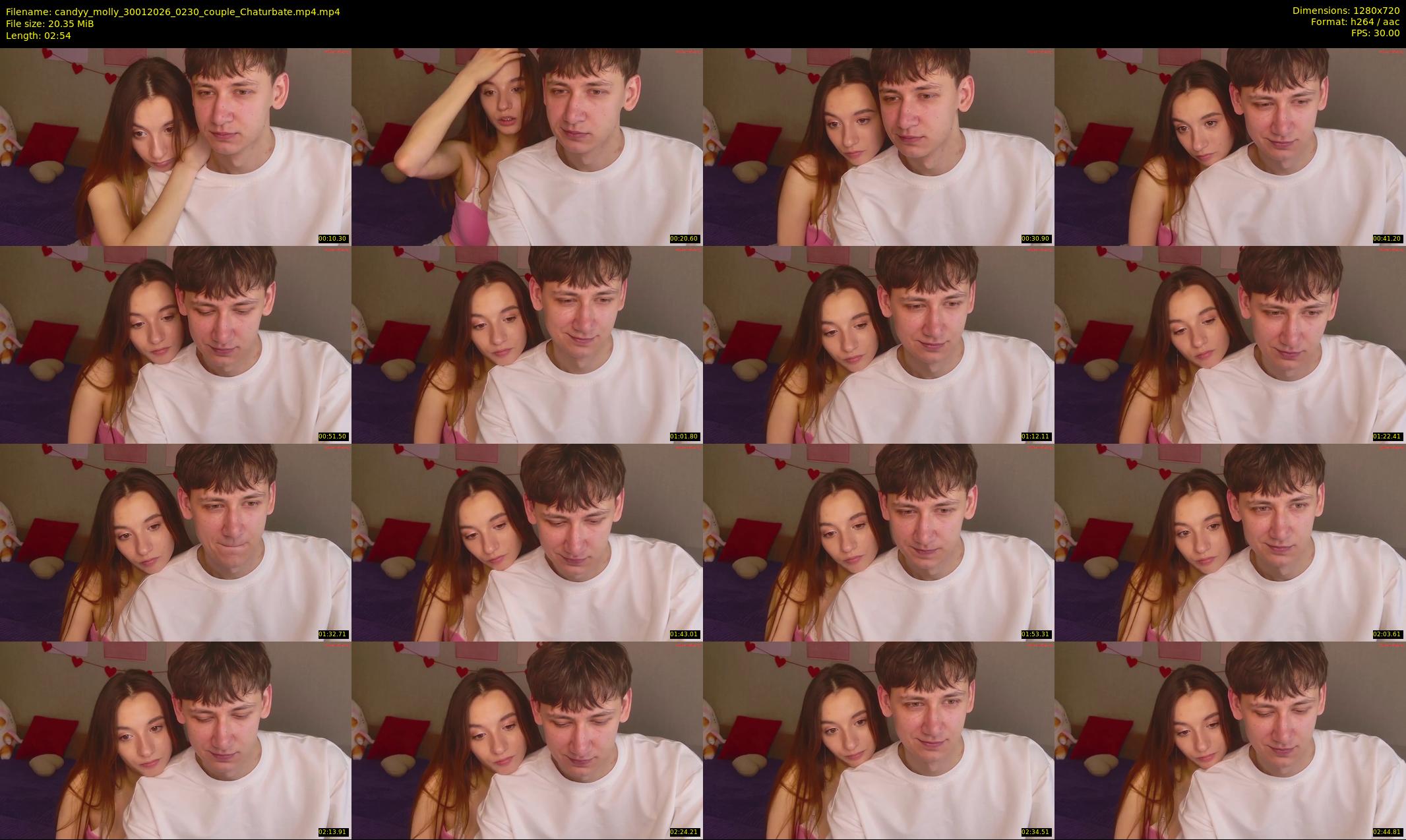 candyy_molly — 3 minute Chaturbate couple cam show recording, 720p, Jan 30, 2026