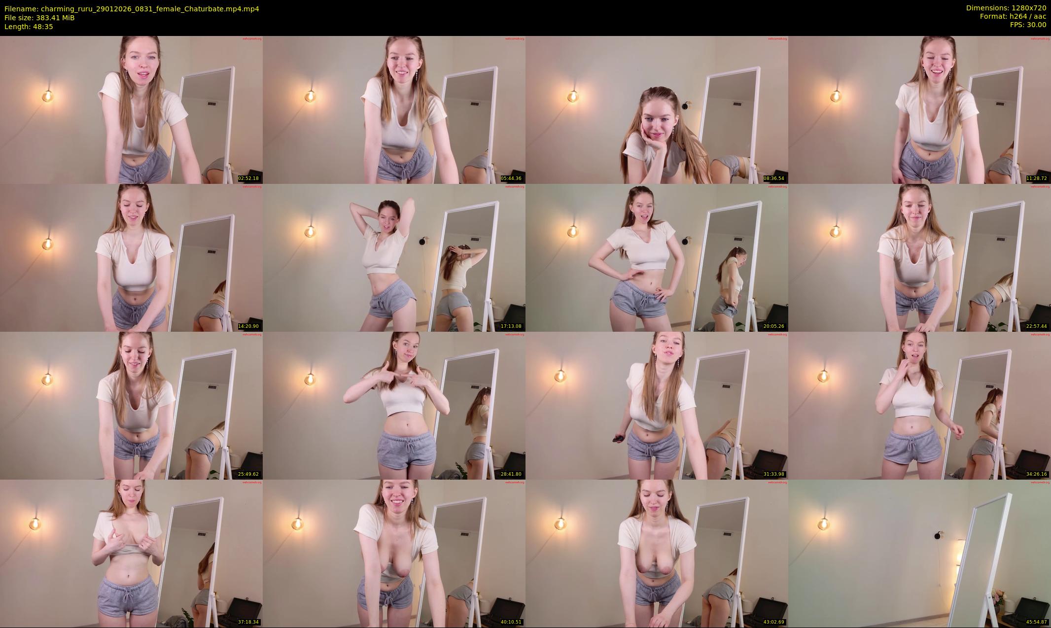 charming_ruru — 49 minute Chaturbate female cam show recording, 720p, Jan 29, 2026