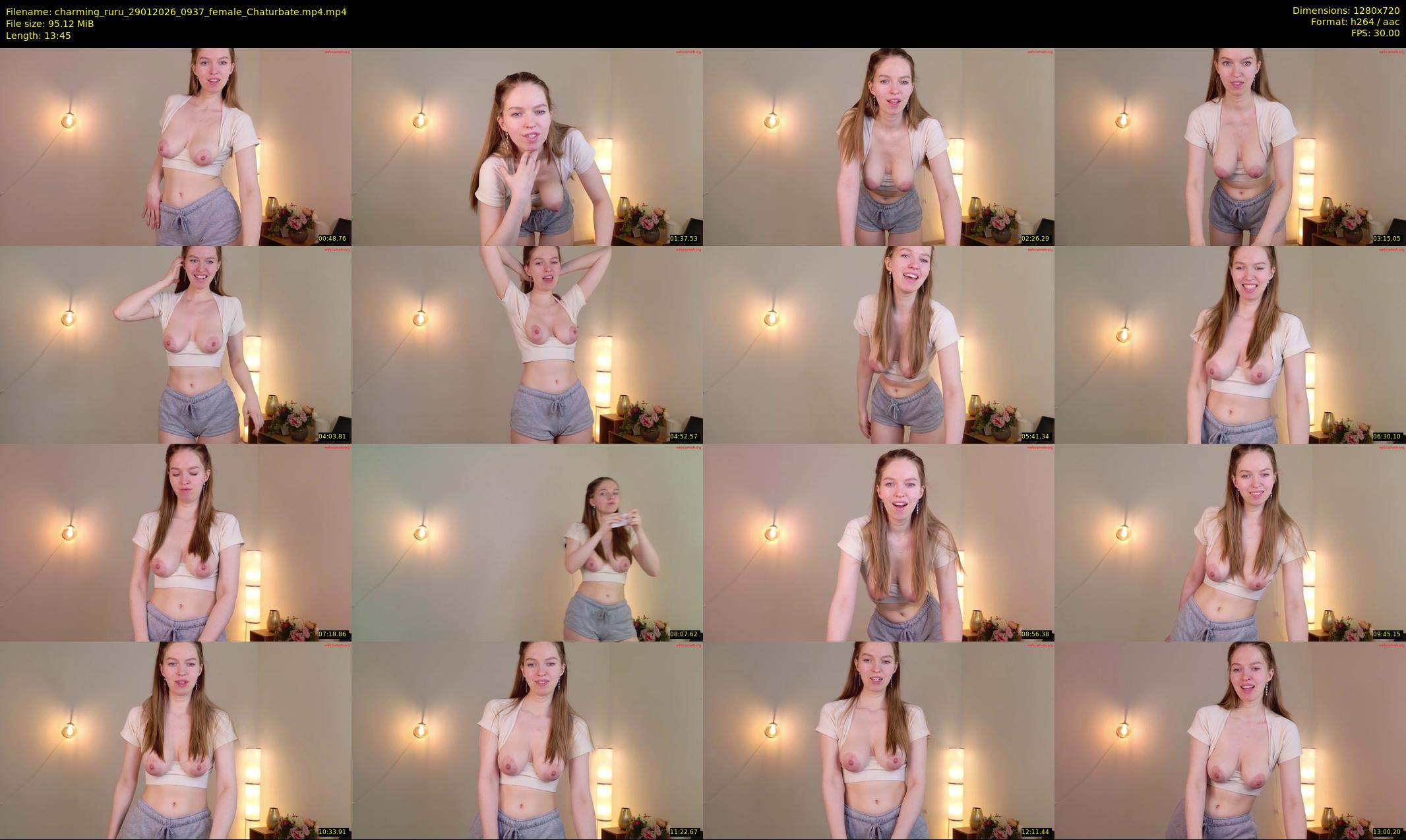 charming_ruru — 14 minute Chaturbate female cam show recording, 720p, Jan 29, 2026