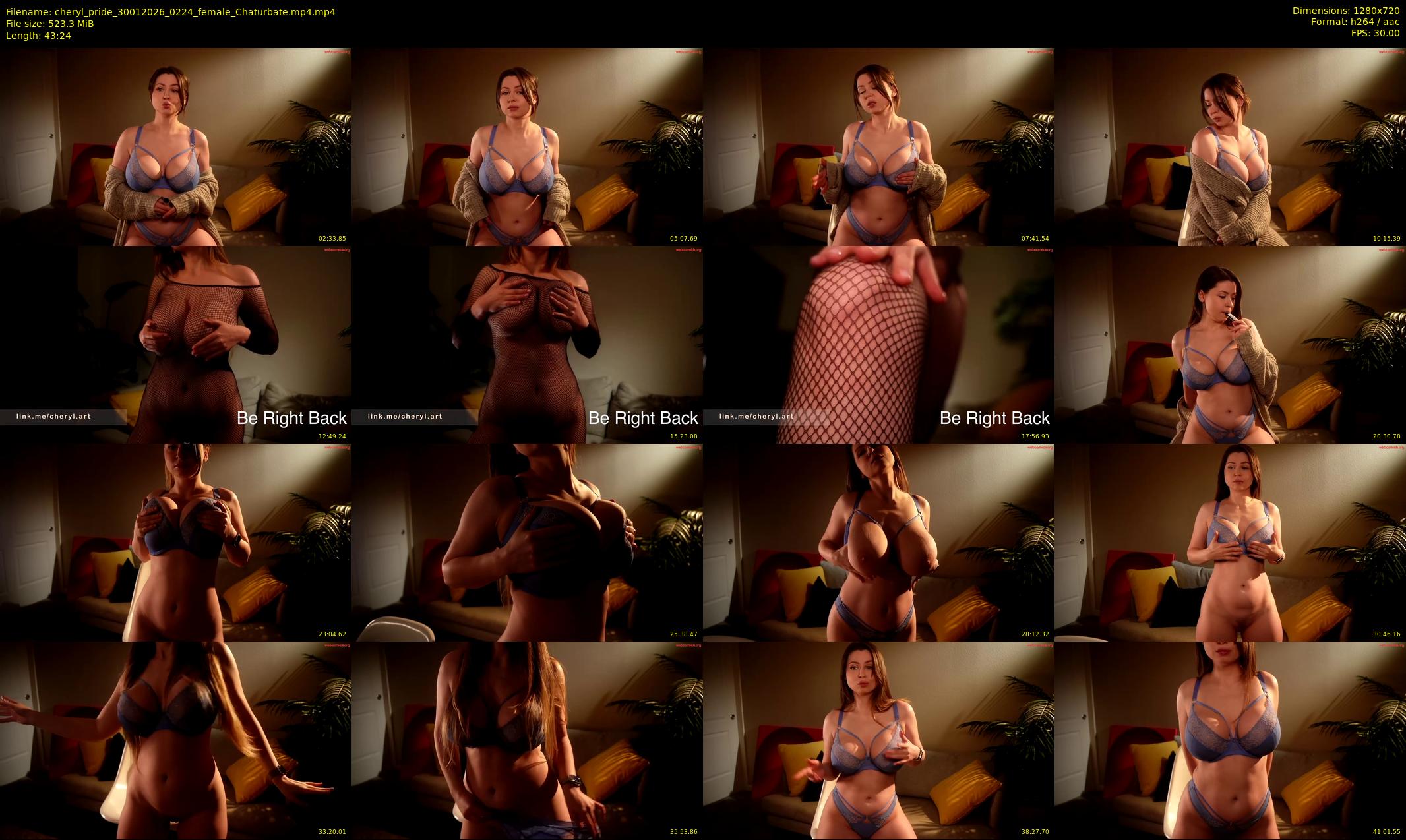 cheryl_pride — 44 minute Chaturbate female cam show recording, 720p, Jan 30, 2026