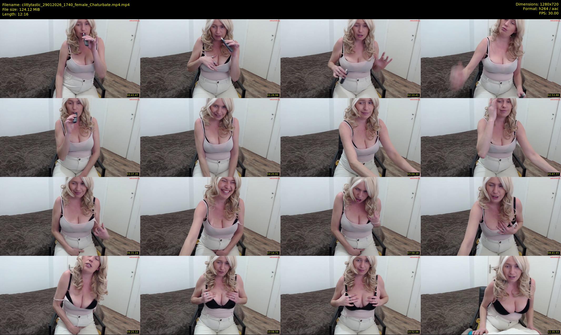 clittytastic — 13 minute Chaturbate female cam show recording, 720p, Jan 29, 2026