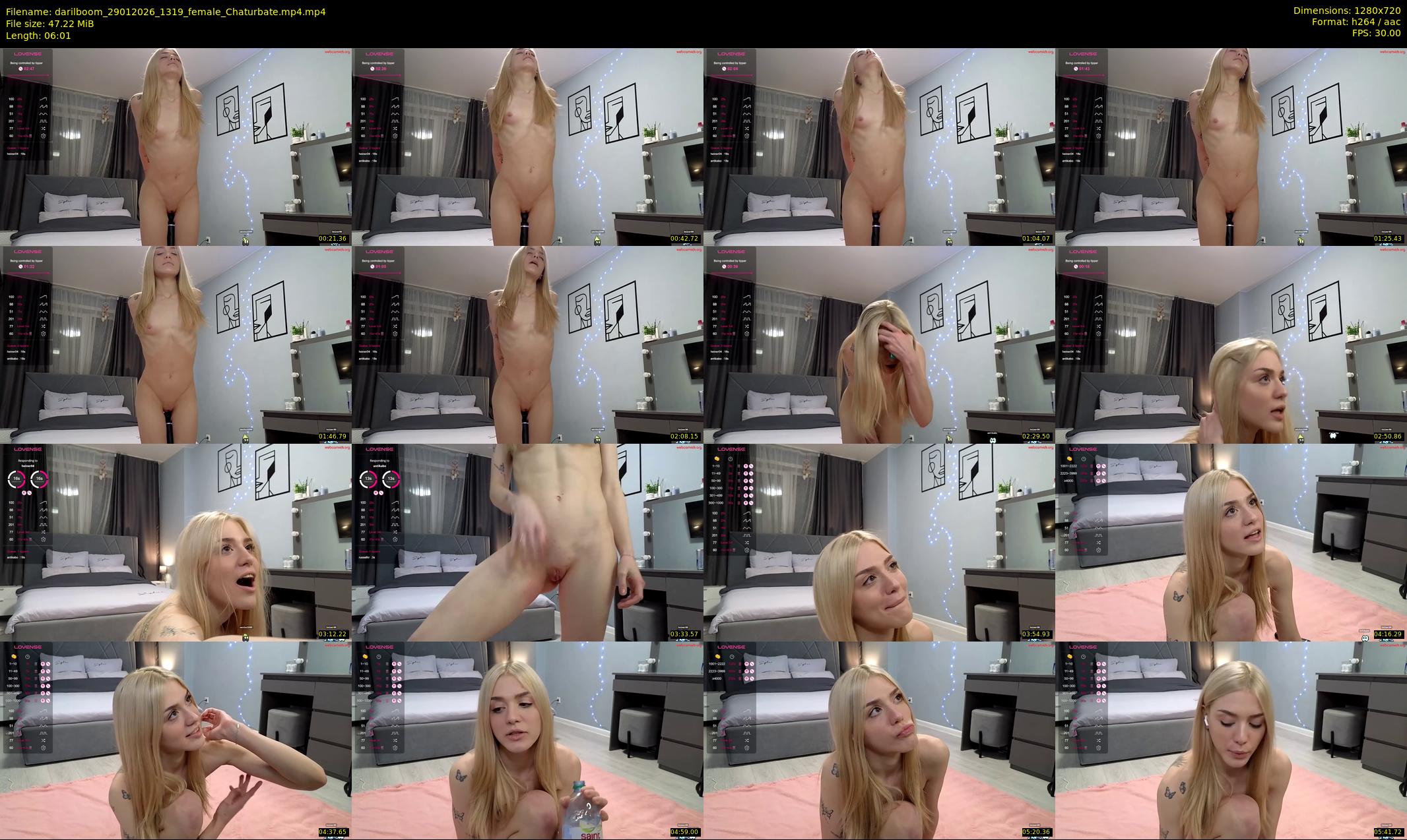 darilboom — 7 minute Chaturbate female cam show recording, 720p, Jan 29, 2026