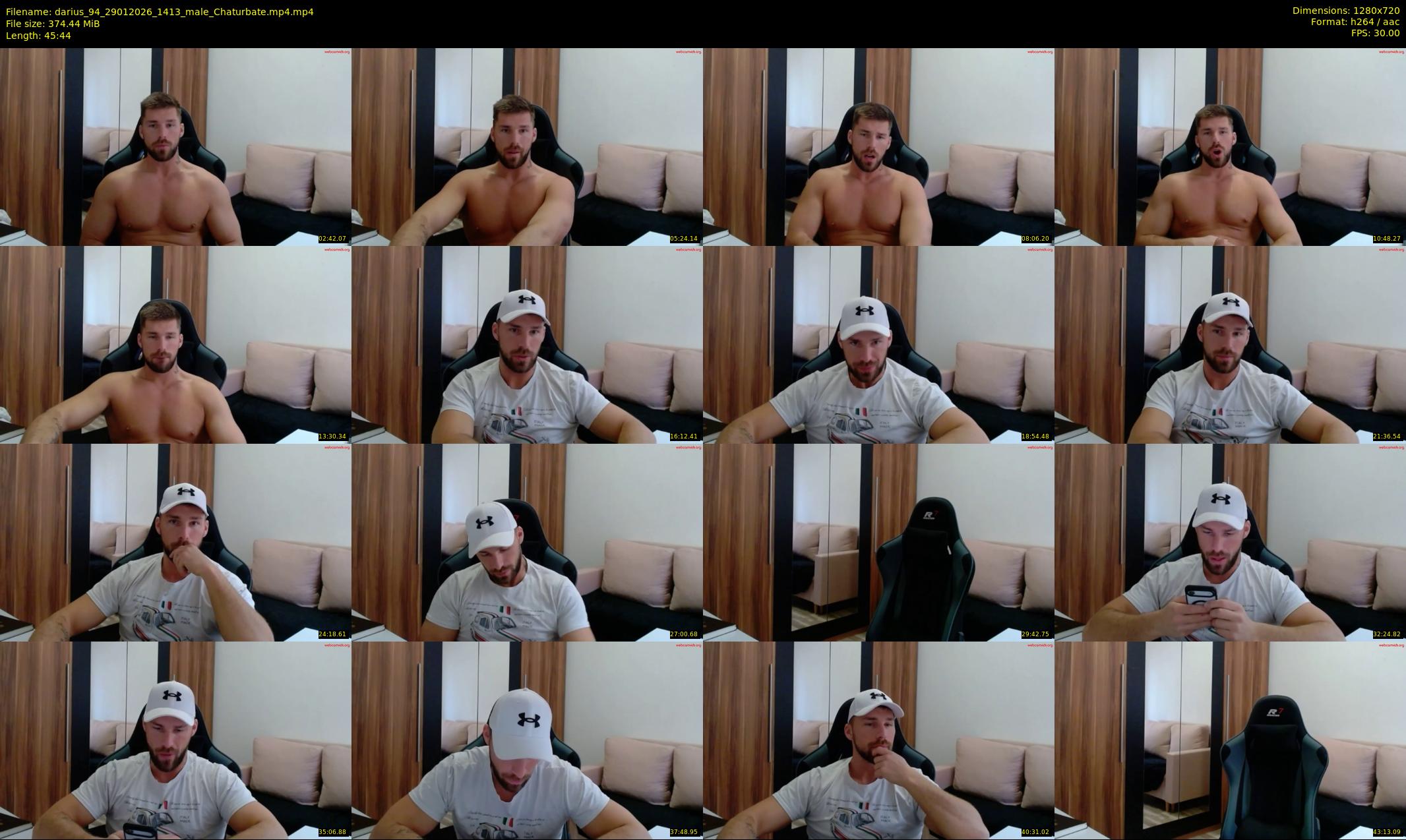 darius_94 — 46 minute Chaturbate male cam show recording, 720p, Jan 29, 2026
