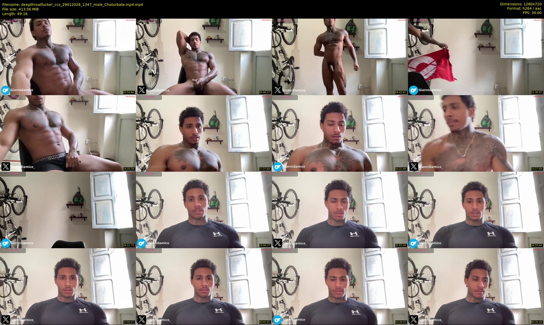 deepthroatfucker_ccs — 50 minute Chaturbate male cam show recording, 720p, Jan 29, 2026