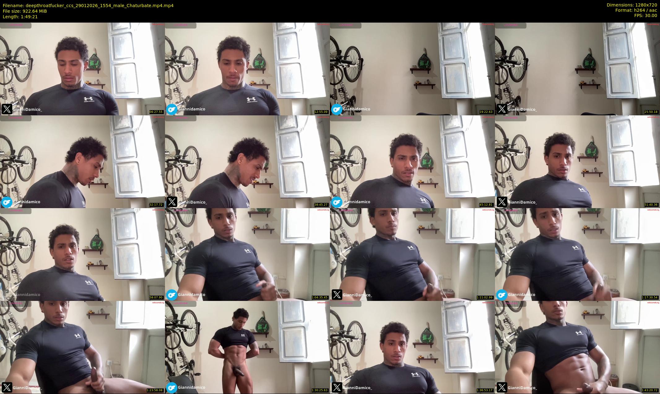 deepthroatfucker_ccs — 110 minute Chaturbate male cam show recording, 720p, Jan 29, 2026