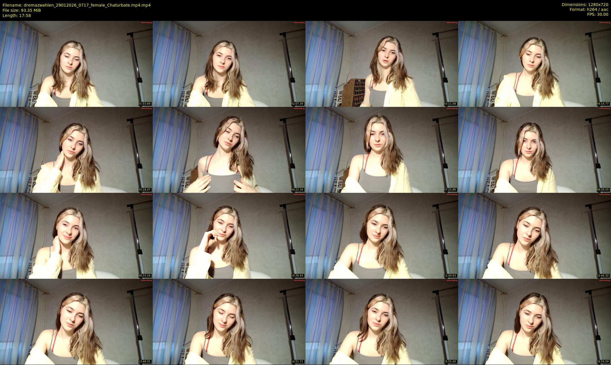 dremazwahlen — 18 minute Chaturbate female cam show recording, 720p, Jan 29, 2026