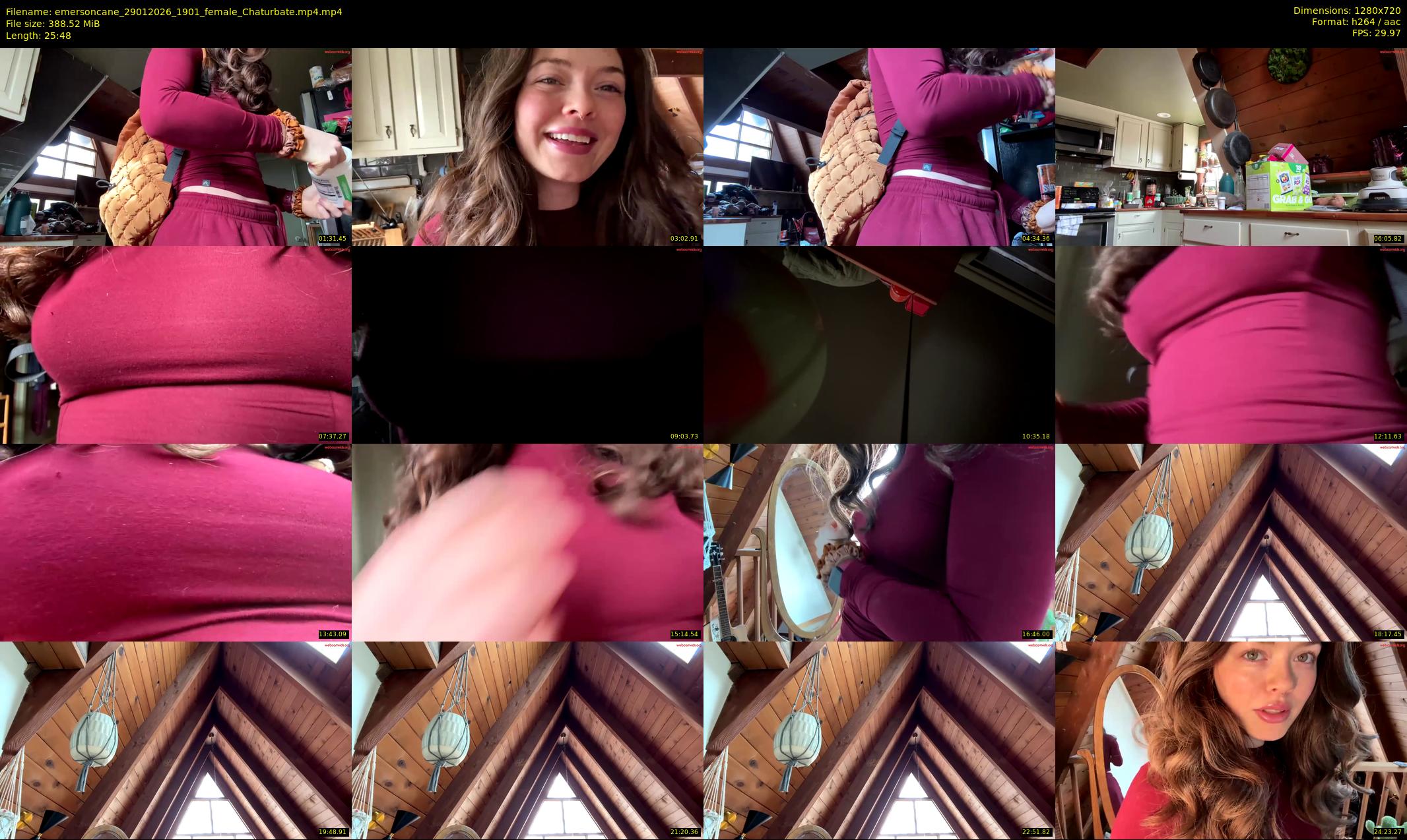 emersoncane — 26 minute Chaturbate female cam show recording, 720p, Jan 29, 2026